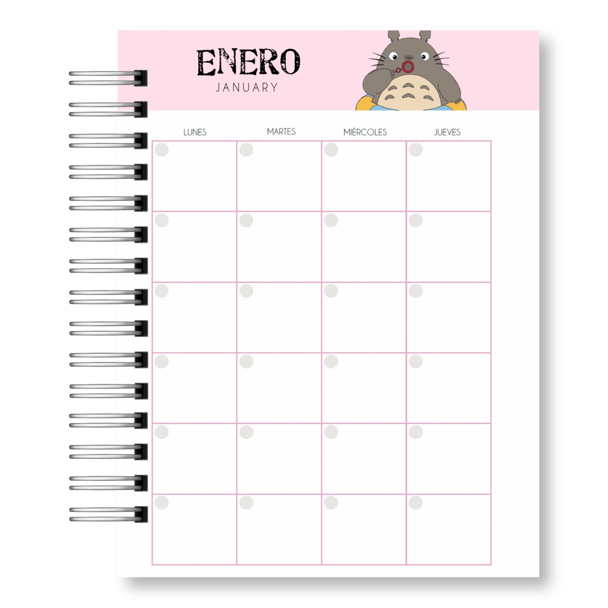 Agenda Mi Vecino Totoro Studio Ghibli 2027 8