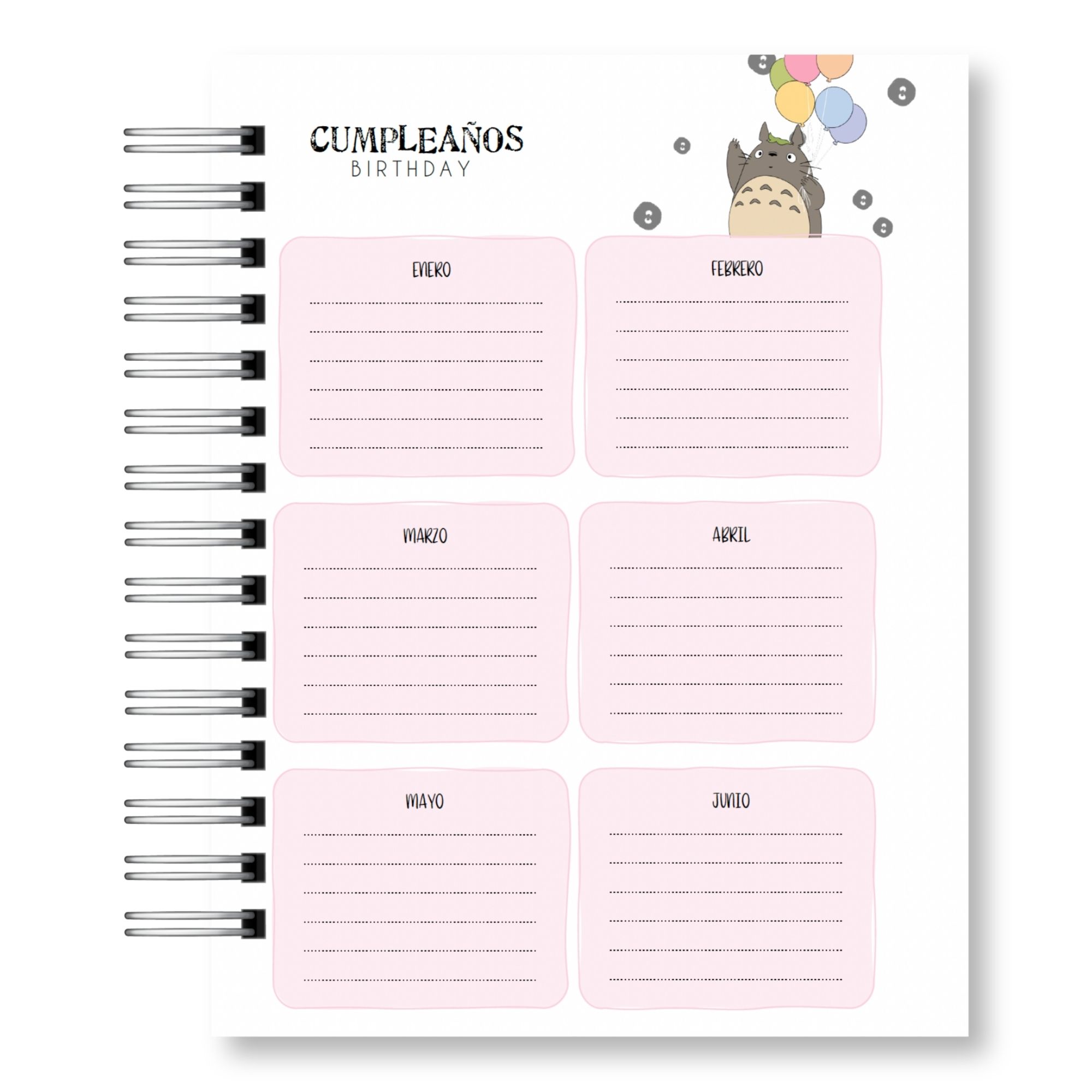Agenda Mi Vecino Totoro Studio Ghibli 2027 6