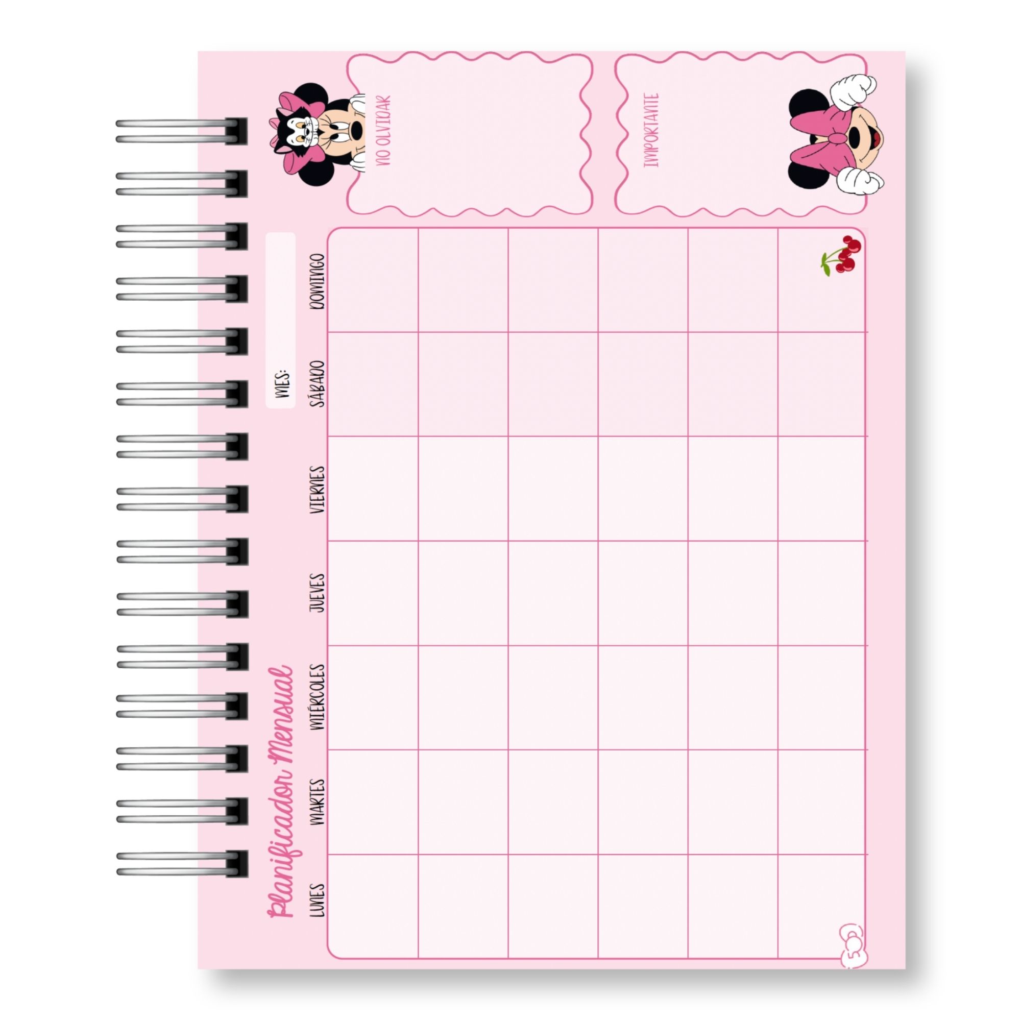 Agenda Minnie Mouse Disney 2027 6