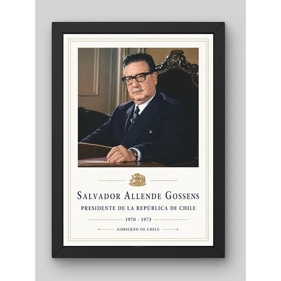 Salvador Allende – cuadro estilo retrato Pigyfante