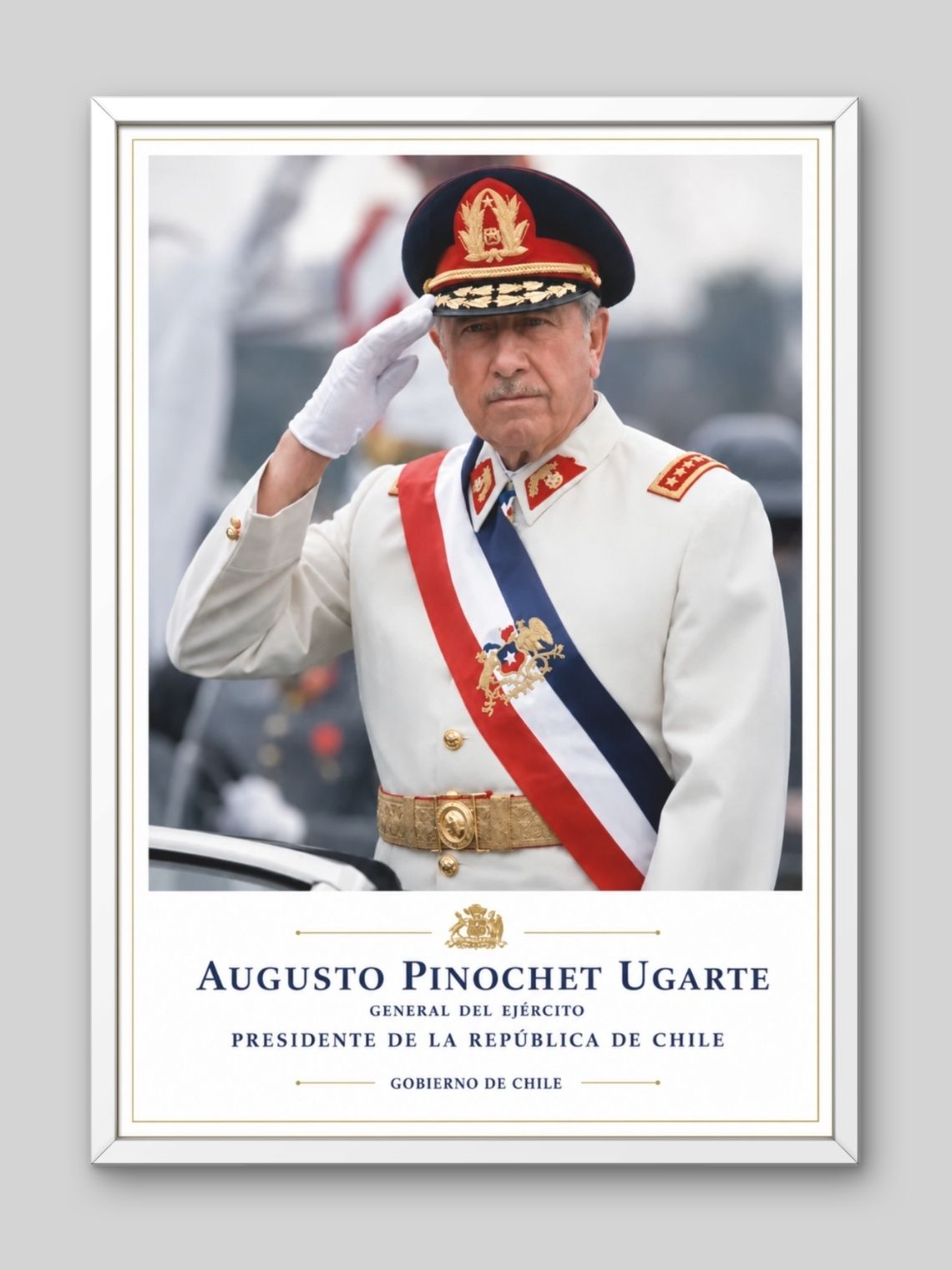 Cuadro Estilo Retrato – Augusto Pinochet 2