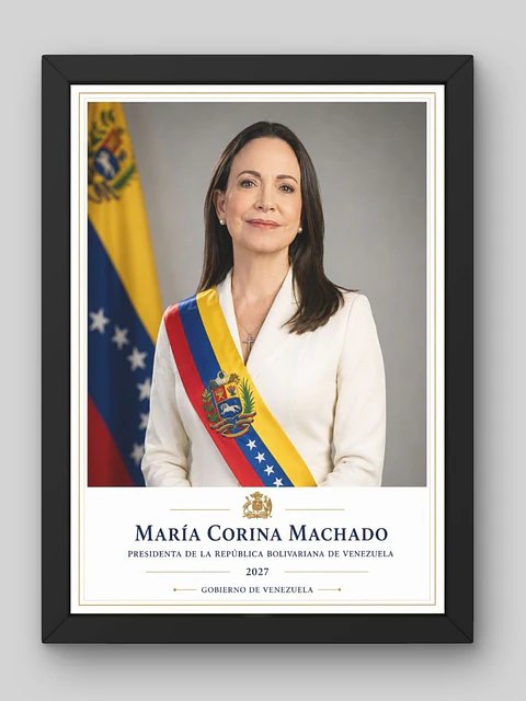 Cuadro Estilo Retrato – María Corina Machado