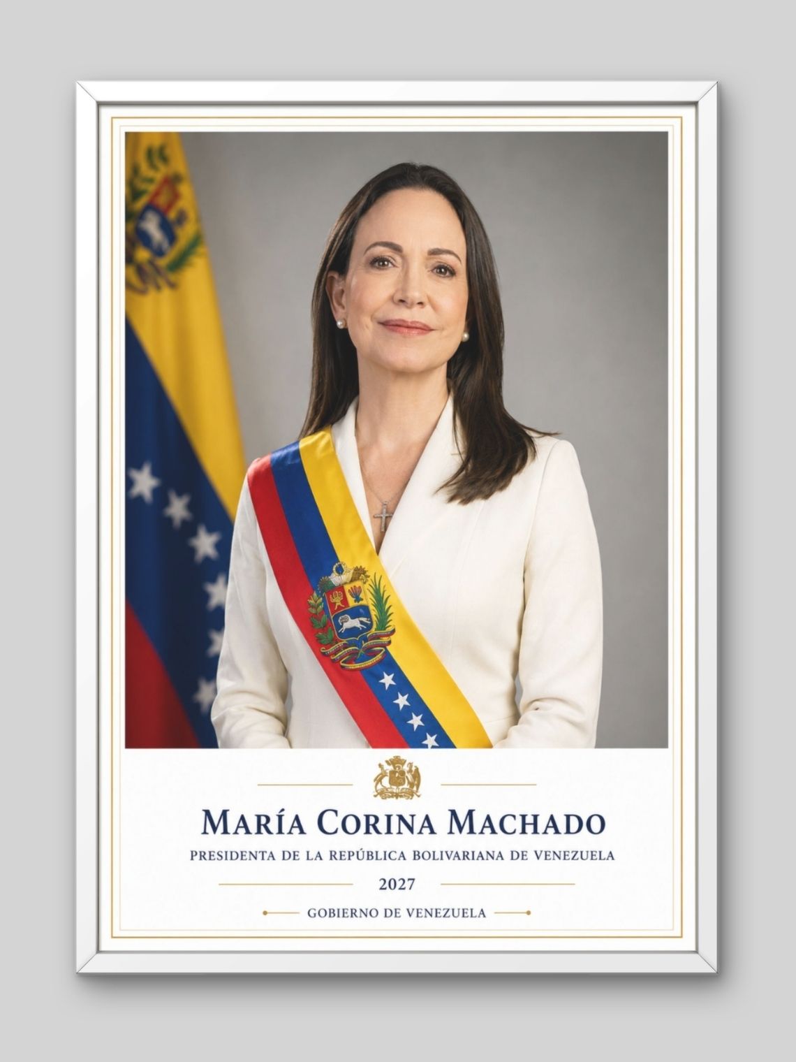 Cuadro Estilo Retrato – María Corina Machado 2
