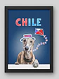 Cuadro Personalizado de Mascota – Edición Patriota Chilena - Miniatura 1