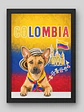 Cuadro Personalizado de Mascota – Edición Patriota Colombiana - Miniatura 1
