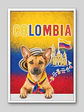 Cuadro Personalizado de Mascota – Edición Patriota Colombiana - Miniatura 2