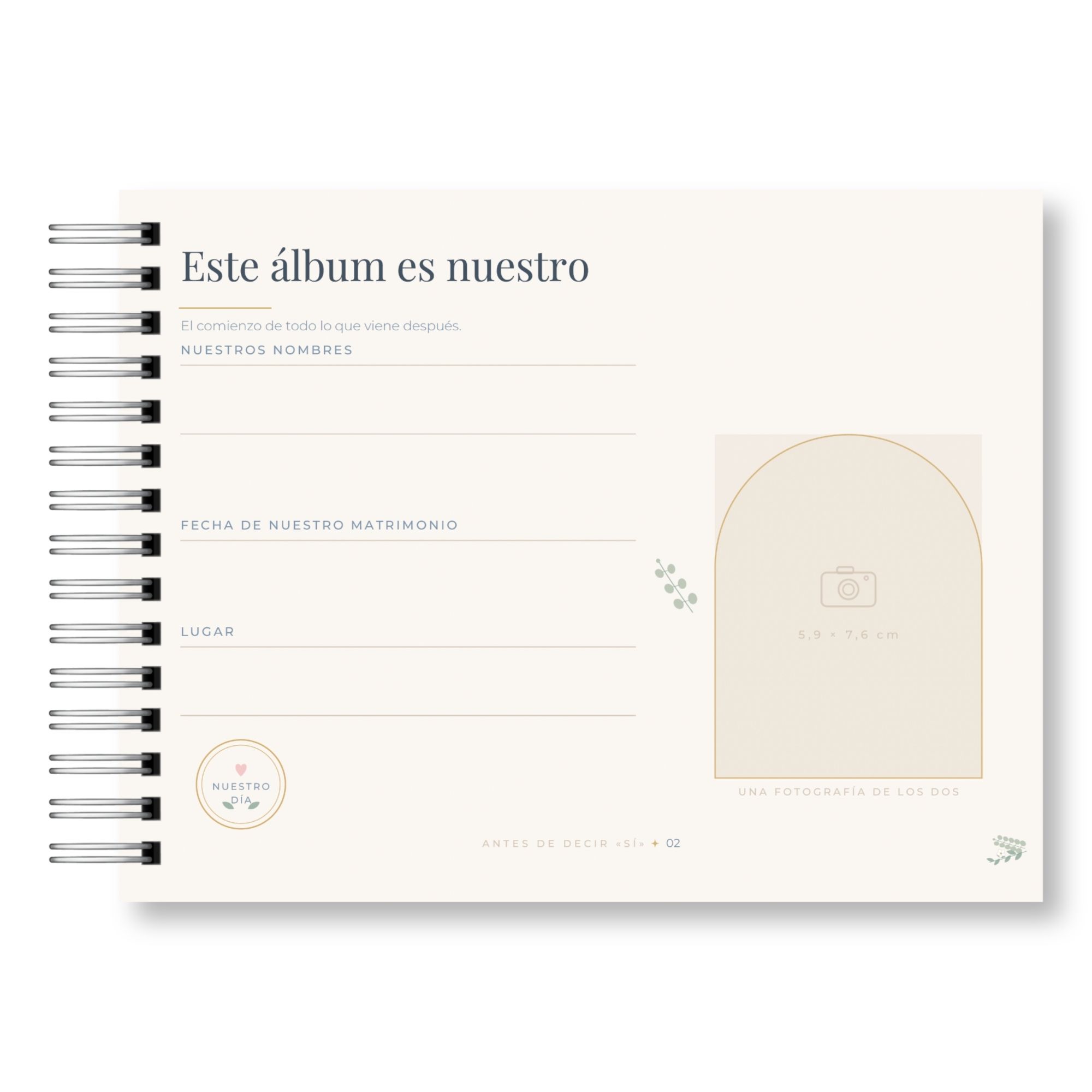 Álbum de Fotos de Matrimonio / Boda – 