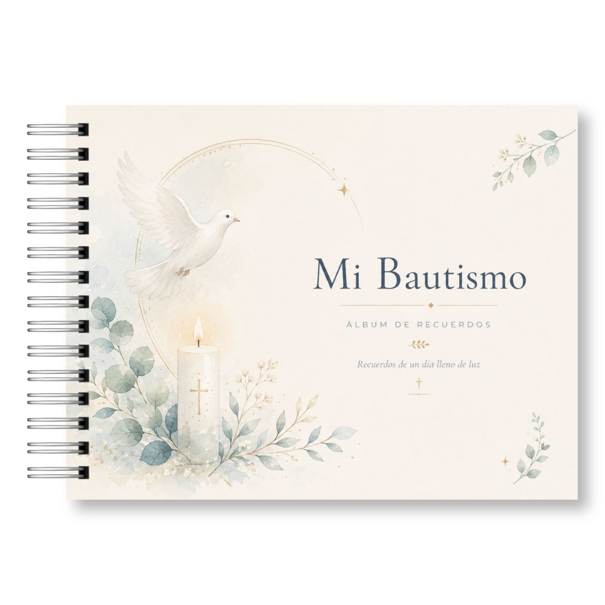 Álbum de Fotos y Recuerdos de Bautizo – 