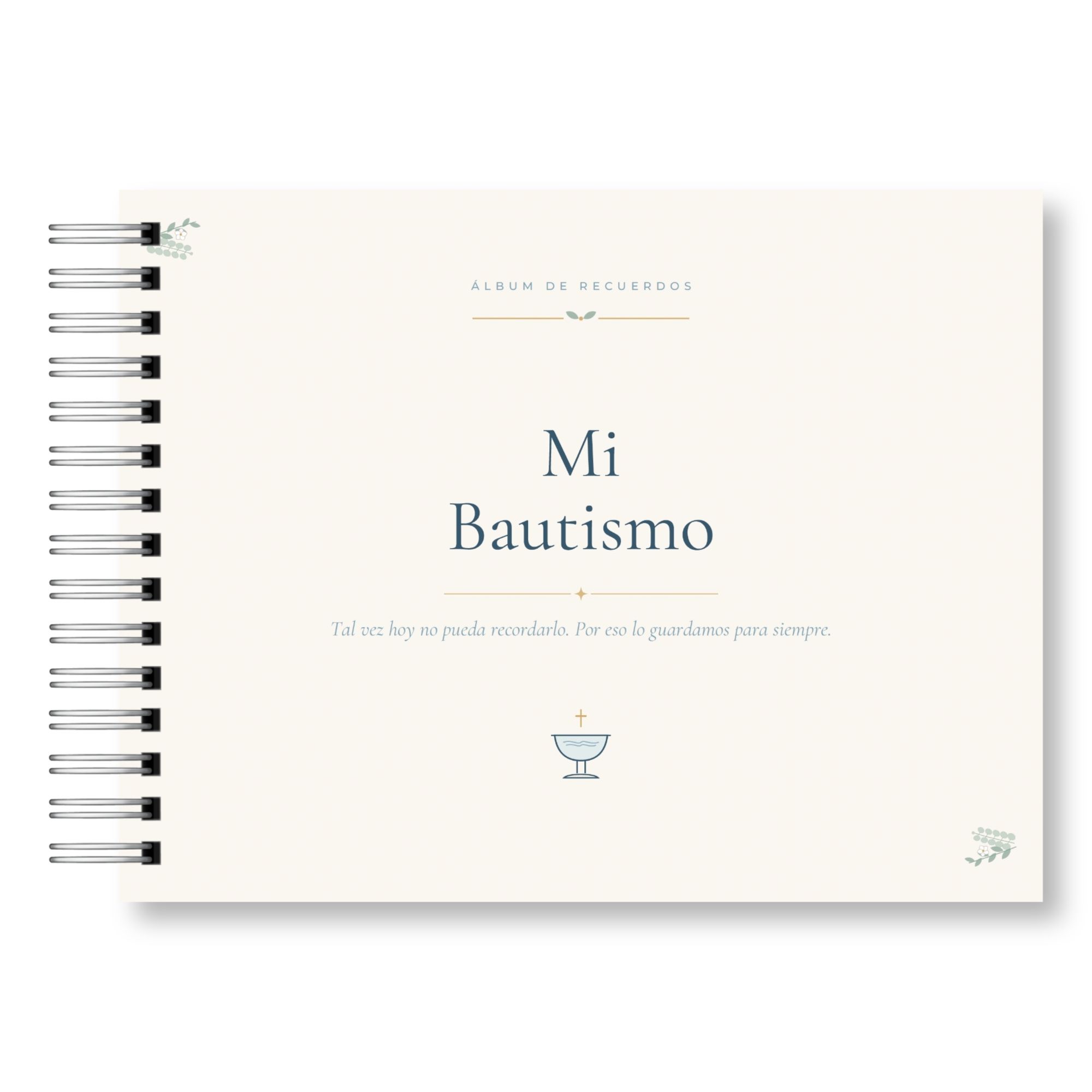 Álbum de Fotos y Recuerdos de Bautizo – 