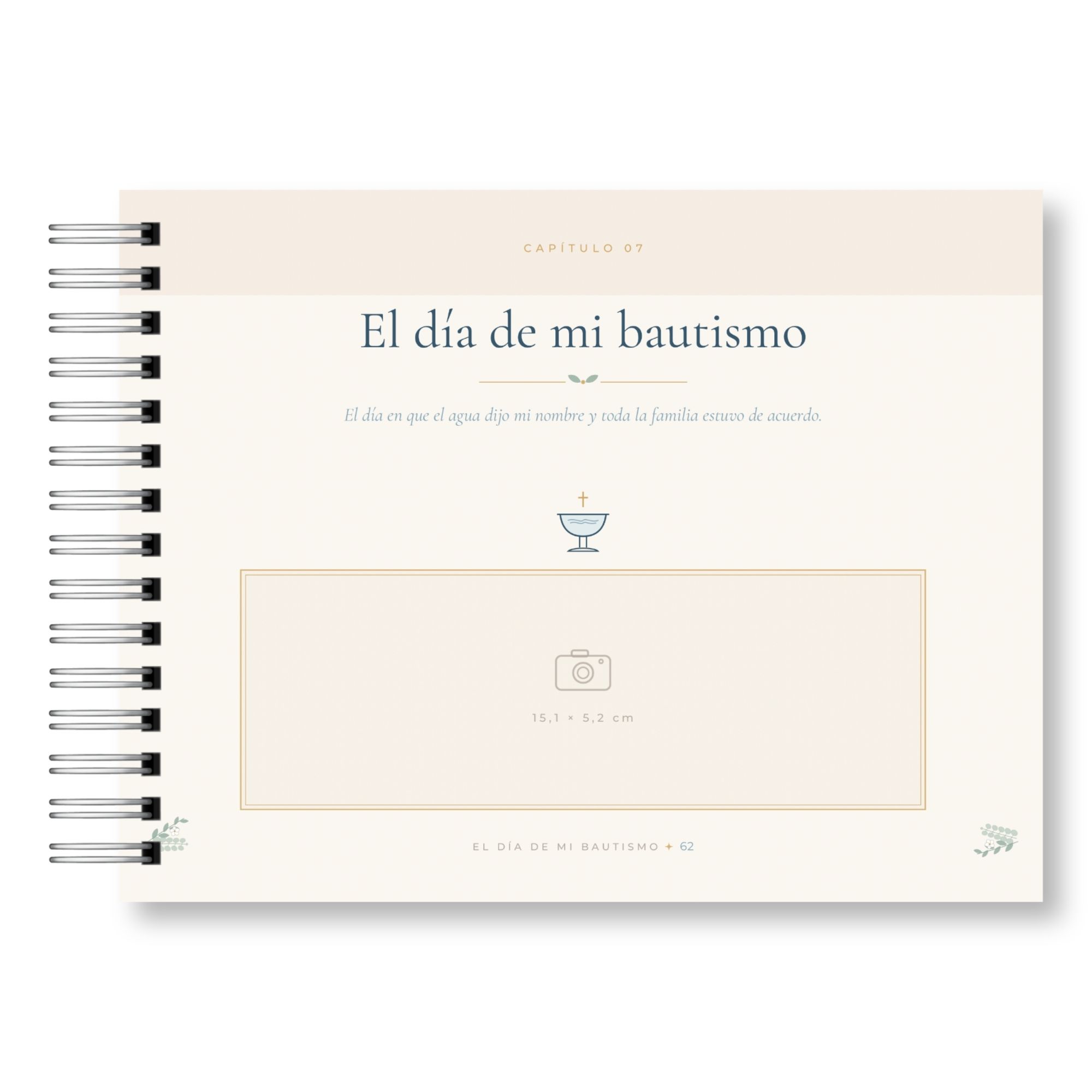 Álbum de Fotos y Recuerdos de Bautizo – 