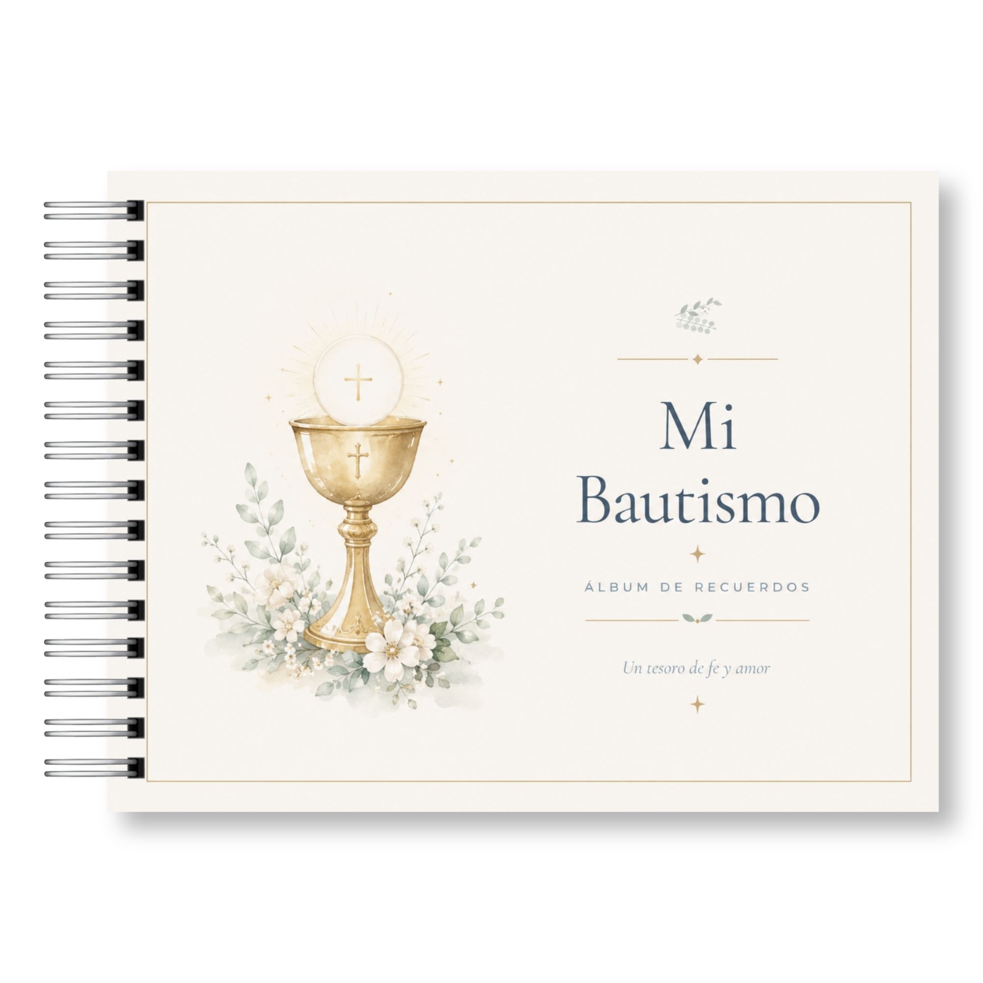 Álbum de Fotos y Recuerdos de Bautizo – 