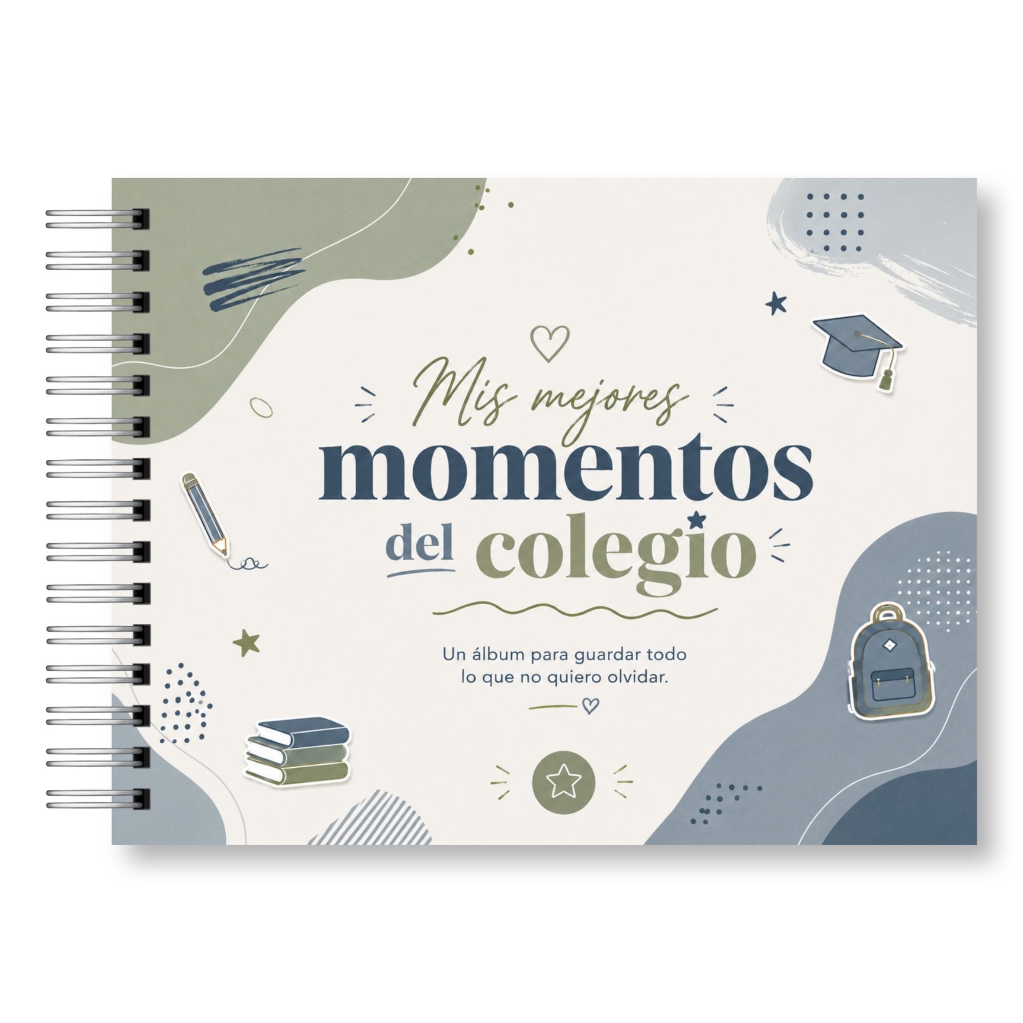 Álbum de Fotos Escolares – Mis Mejores Momentos del Colegio Versión Hombre 1
