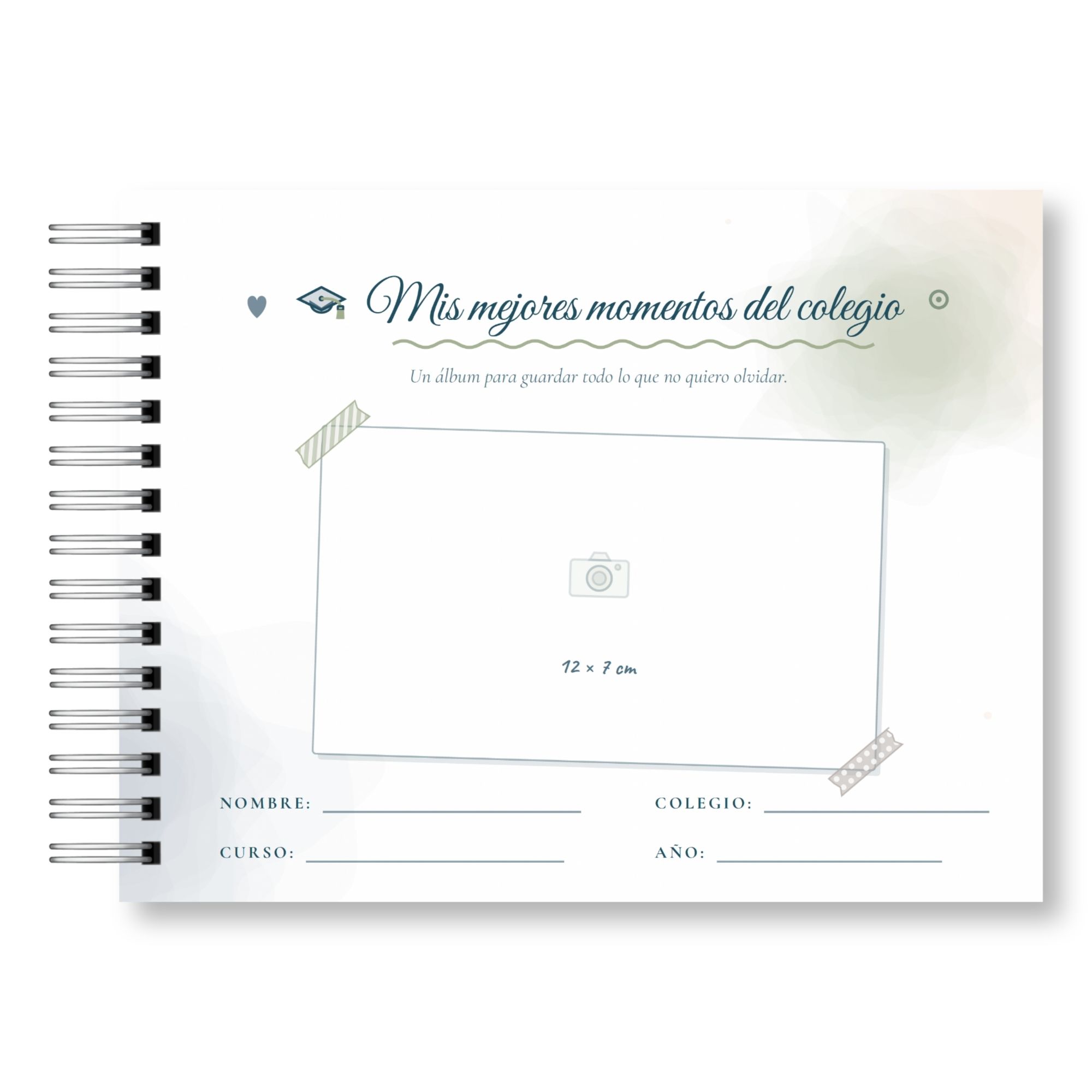 Álbum de Fotos Escolares – Mis Mejores Momentos del Colegio Versión Hombre 10