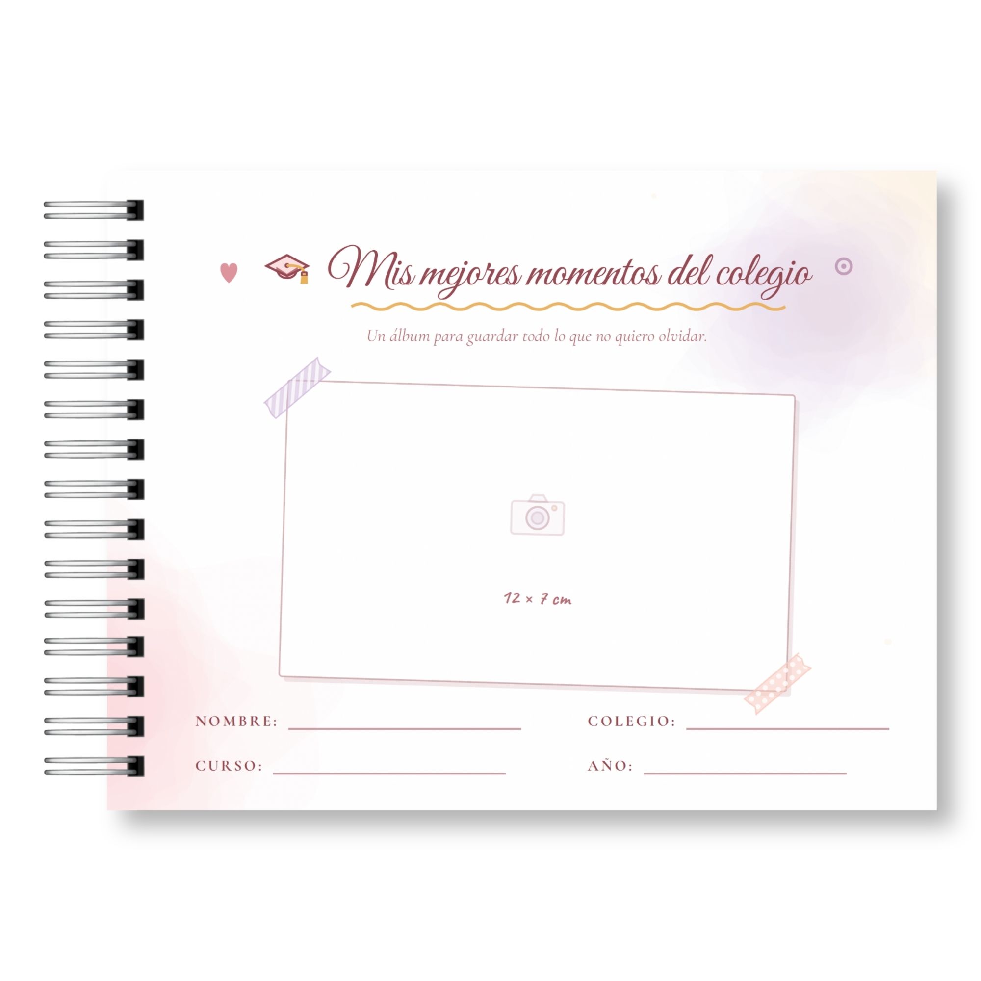 Álbum de Fotos Escolares – Mis Mejores Momentos del Colegio Versión Mujer 9