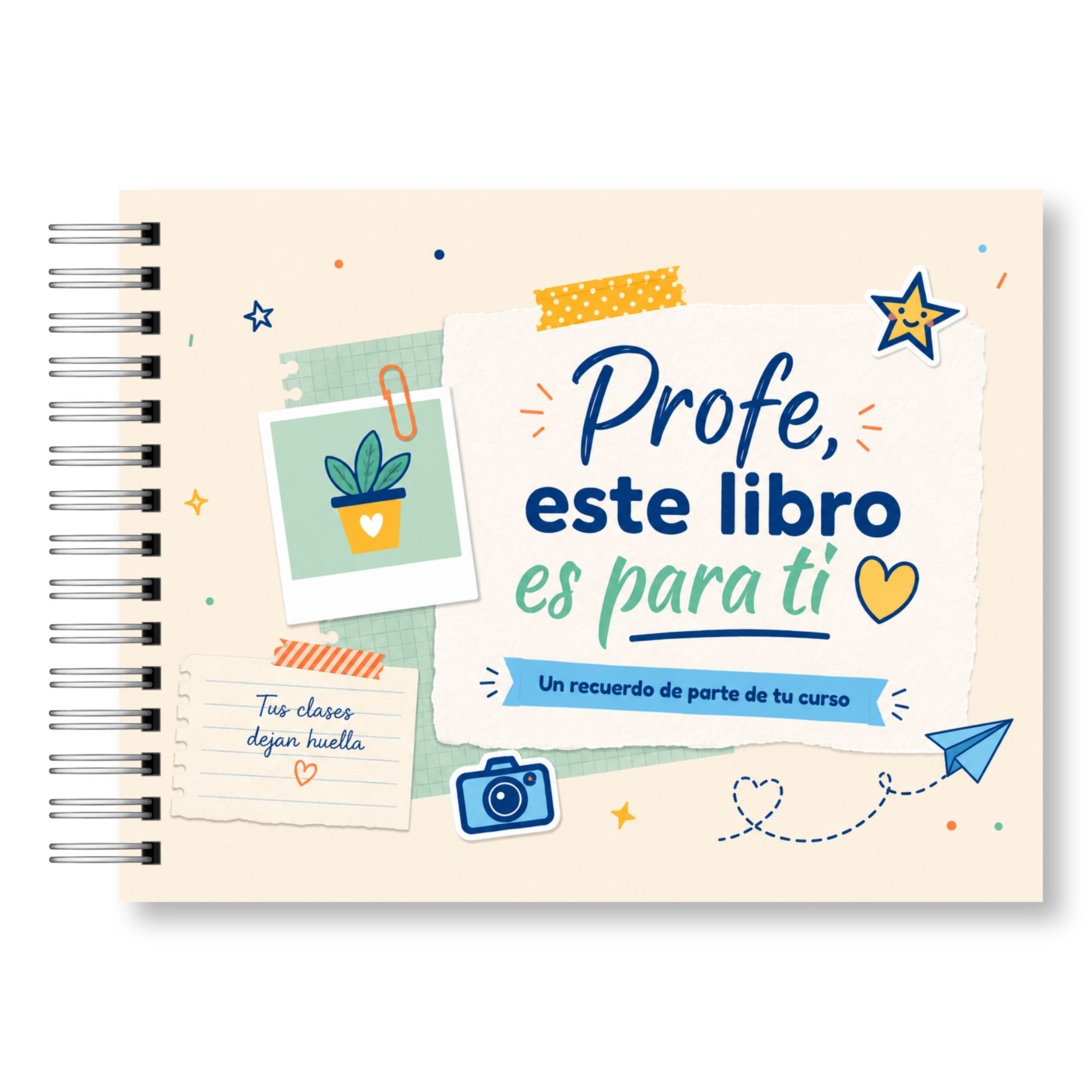Libro de Recuerdos para Profesor – Profe, Este Libro es Para Ti Versión Profesor 1