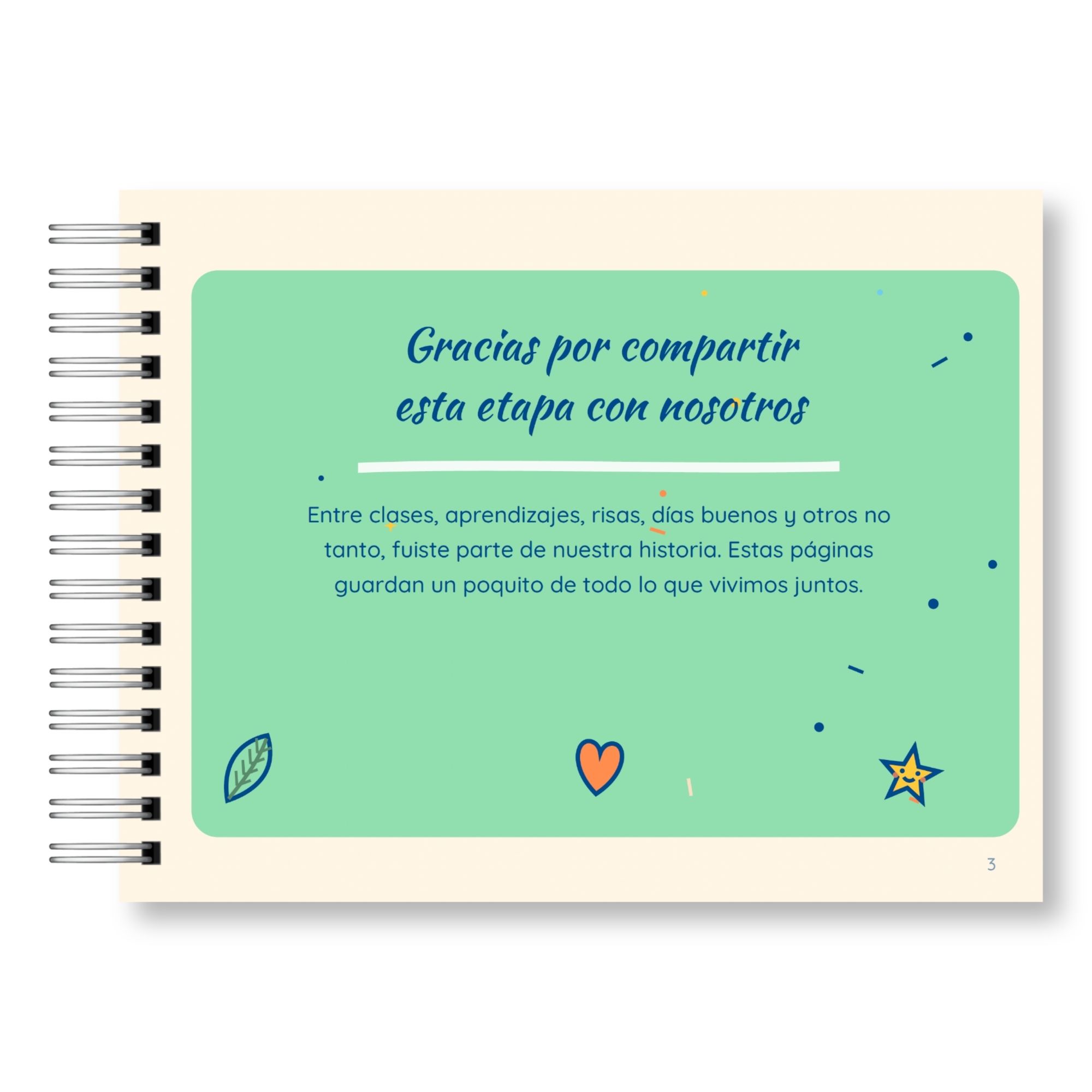 Libro de Recuerdos para Profesor – Profe, Este Libro es Para Ti Versión Profesor 4