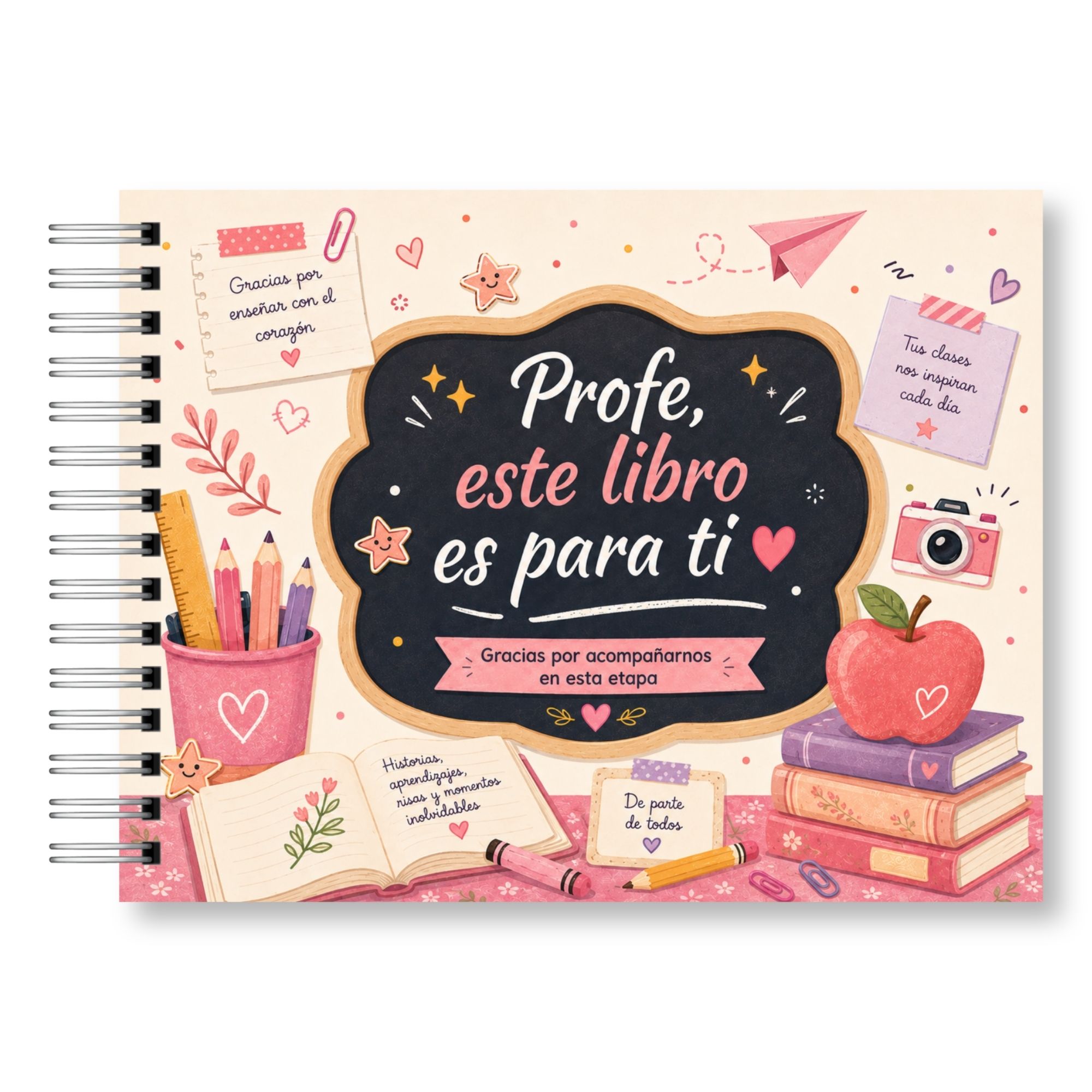 Libro de Recuerdos para Profesora – Profe, Este Libro es Para Ti Versión Profesora 12