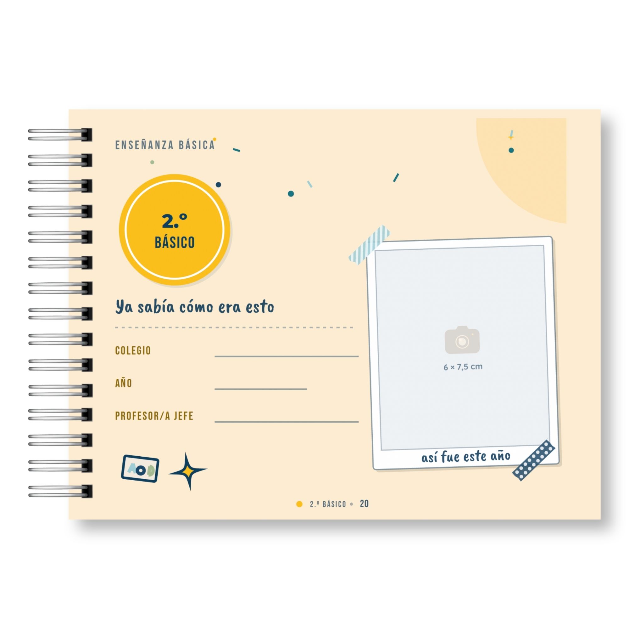 Álbum de Toda mi Etapa Escolar – Mi Historia Escolar Versión Hombre 8