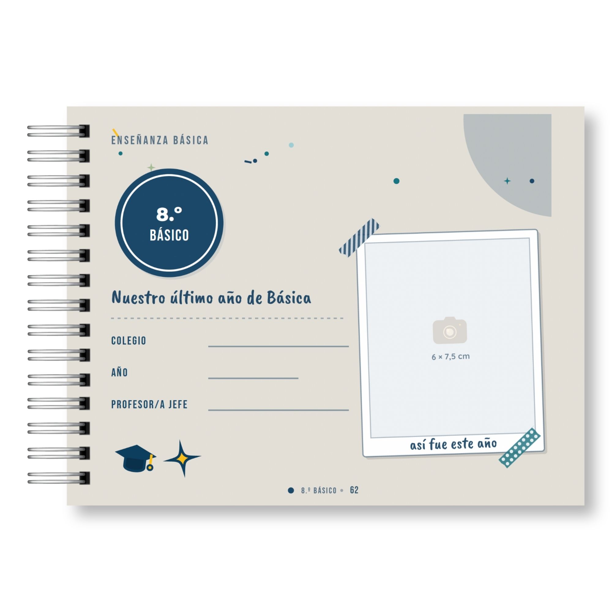 Álbum de Toda mi Etapa Escolar – Mi Historia Escolar Versión Hombre 9
