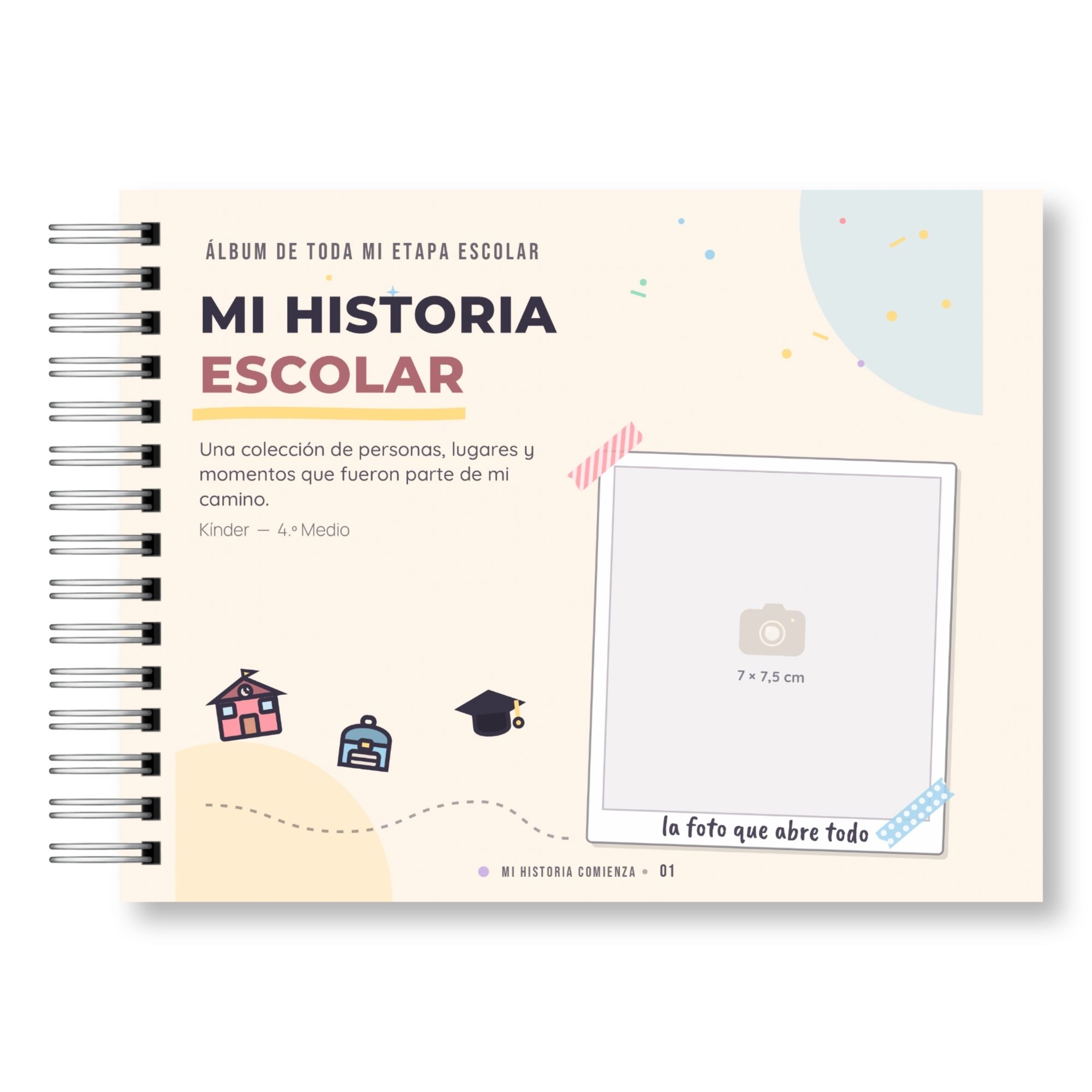 Álbum de Toda mi Etapa Escolar – Mi Historia Escolar Versión Mujer 2