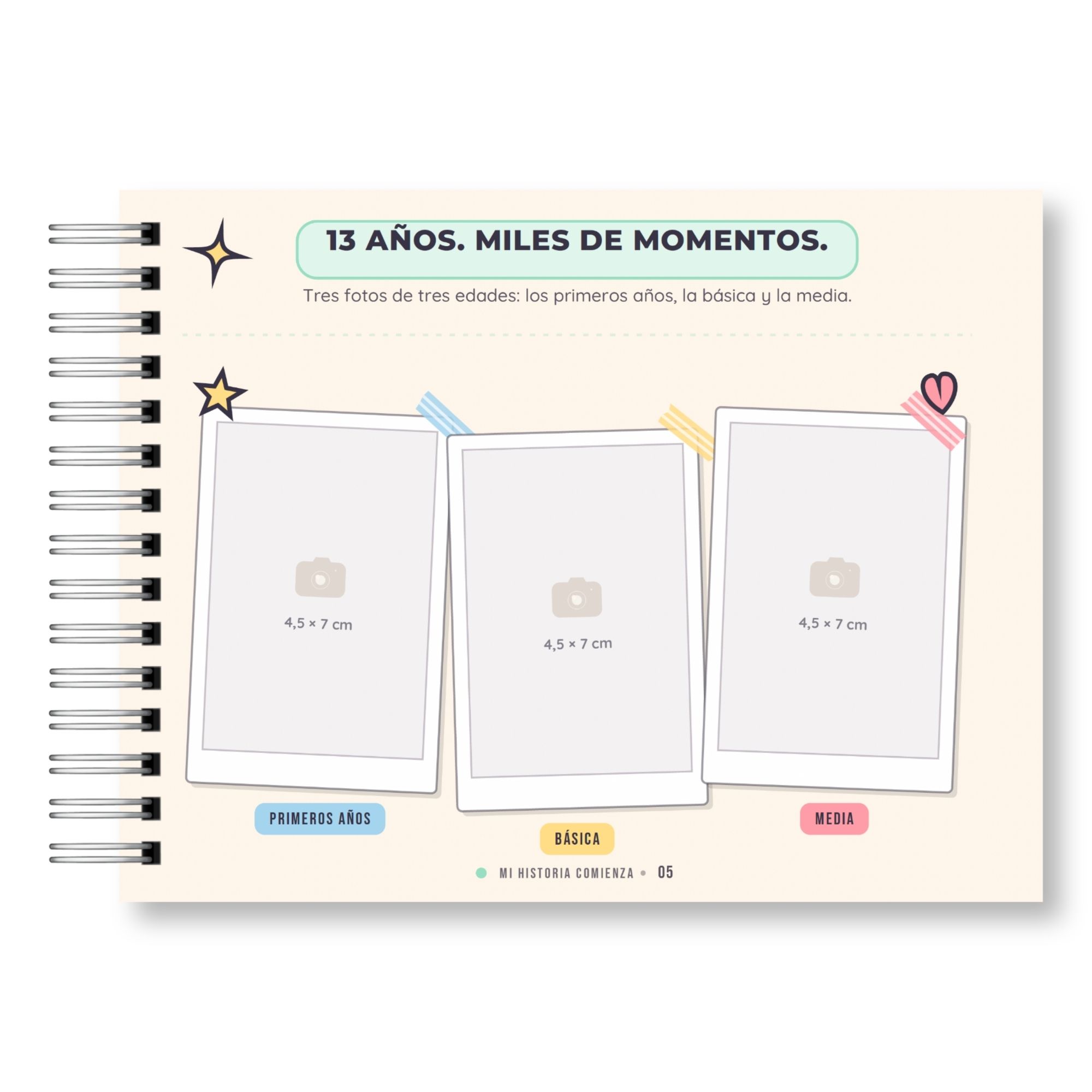 Álbum de Toda mi Etapa Escolar – Mi Historia Escolar Versión Mujer 6