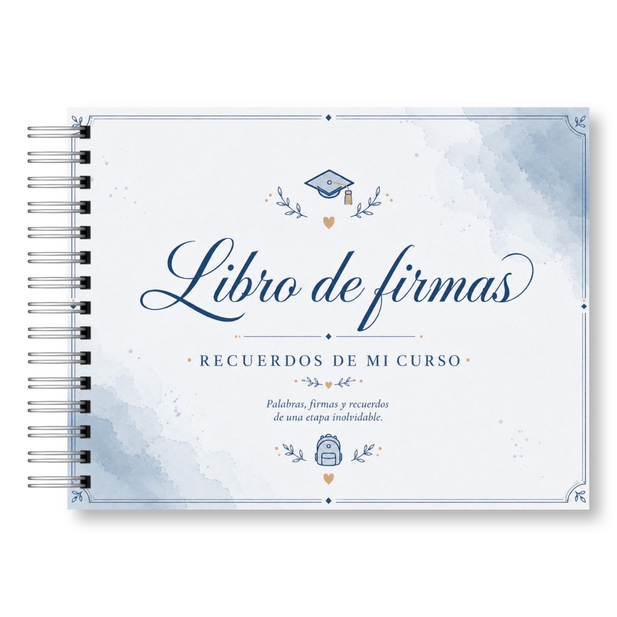 Libro de Firmas y Recuerdos del Curso – Mis Recuerdos Versión Varón 1