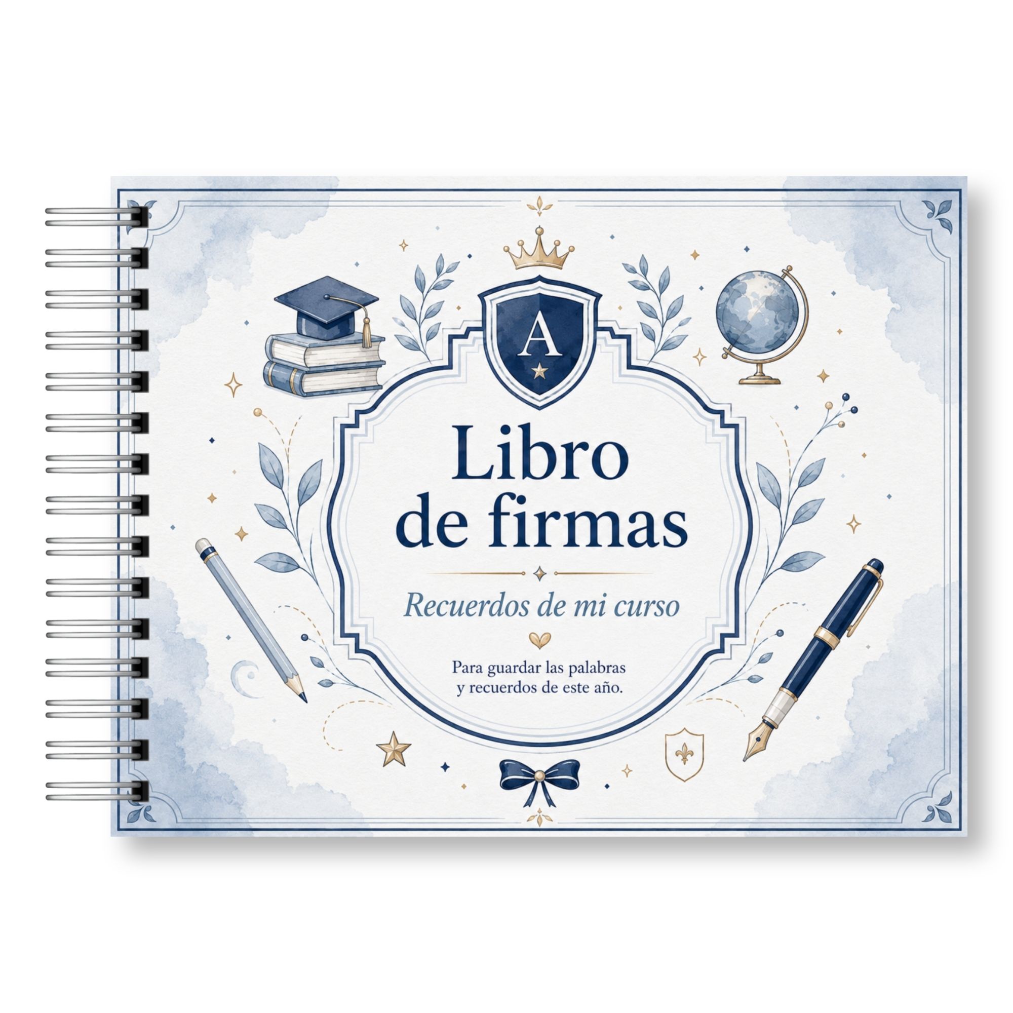 Libro de Firmas y Recuerdos del Curso – Mis Recuerdos Versión Varón 11