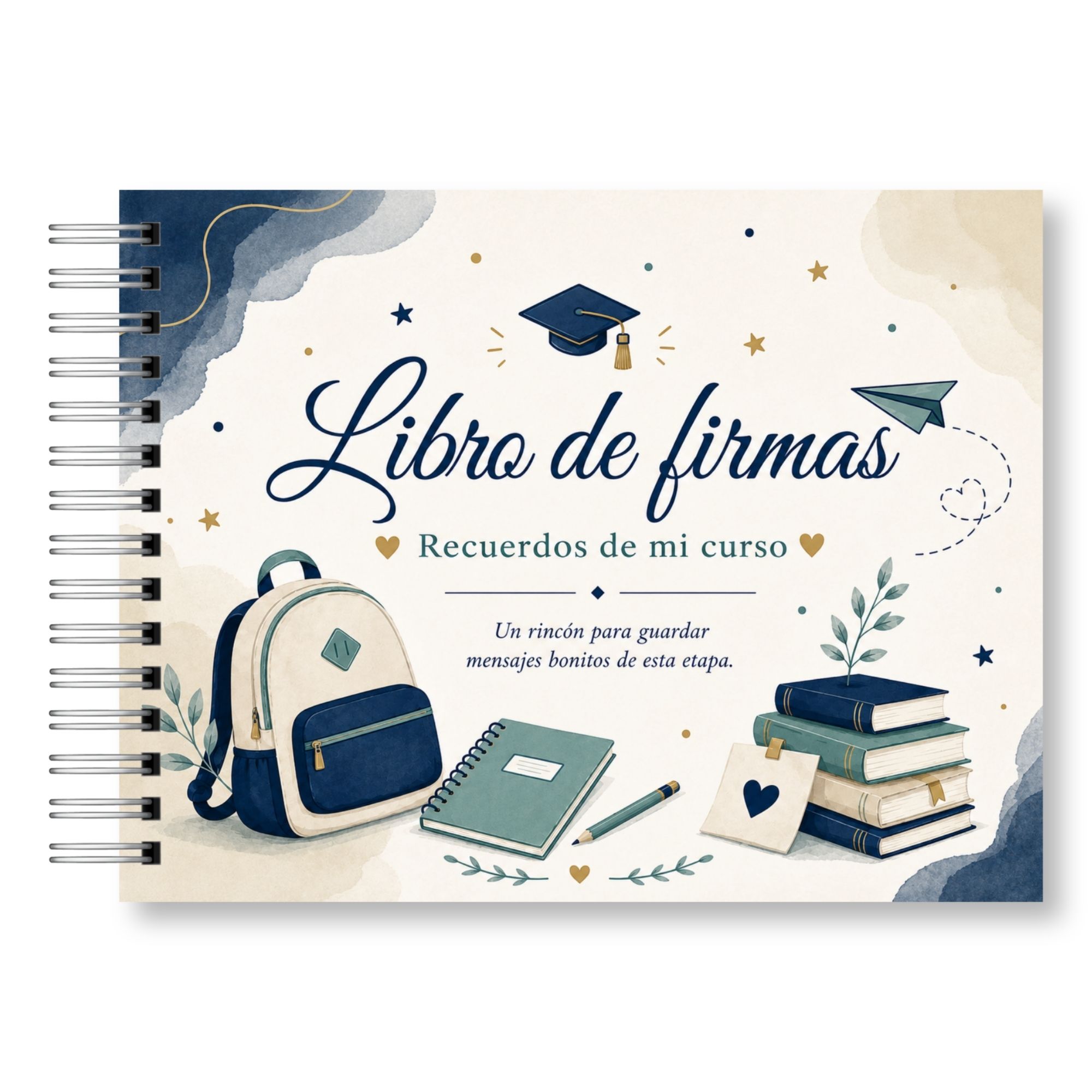 Libro de Firmas y Recuerdos del Curso – Mis Recuerdos Versión Varón 13
