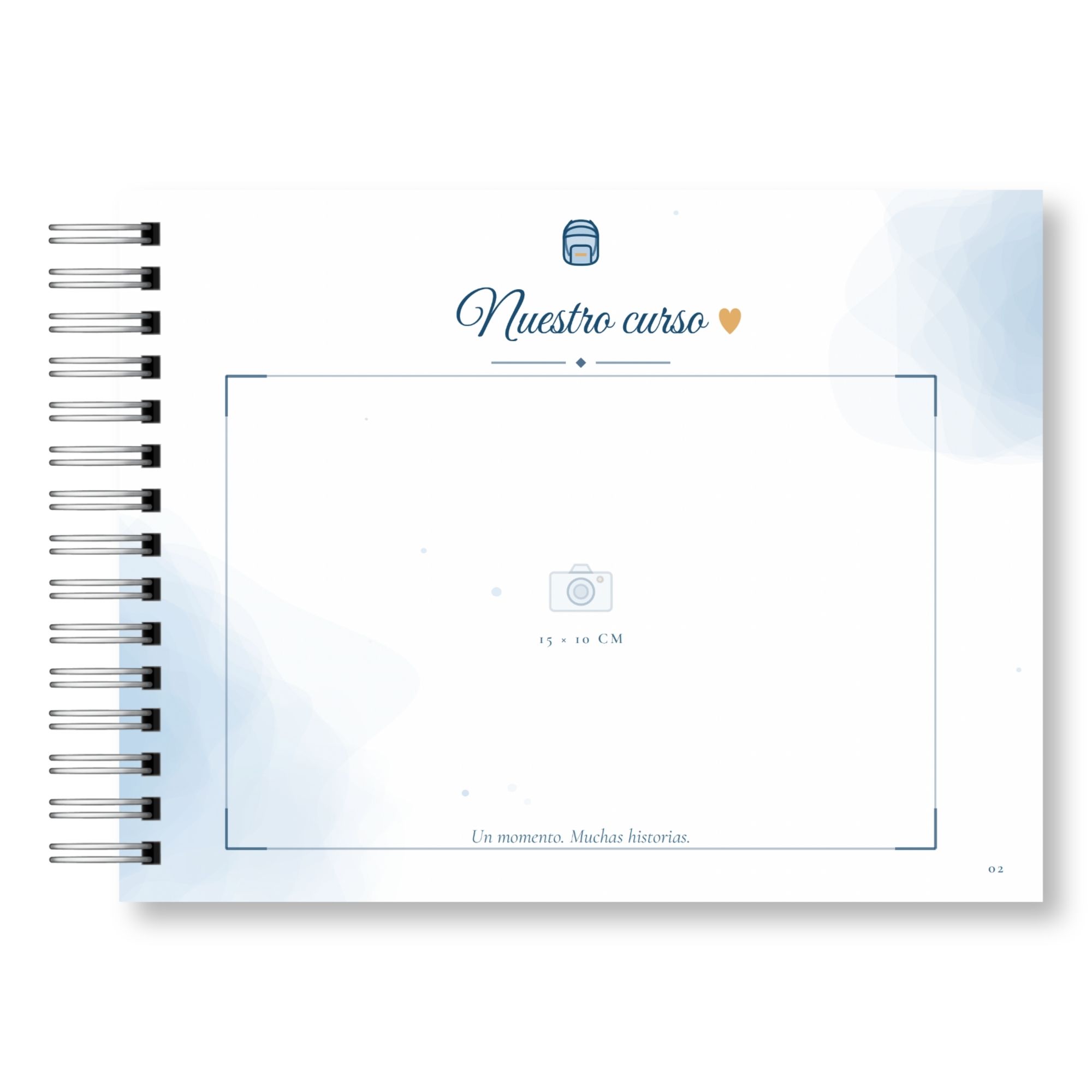 Libro de Firmas y Recuerdos del Curso – Mis Recuerdos Versión Varón 3