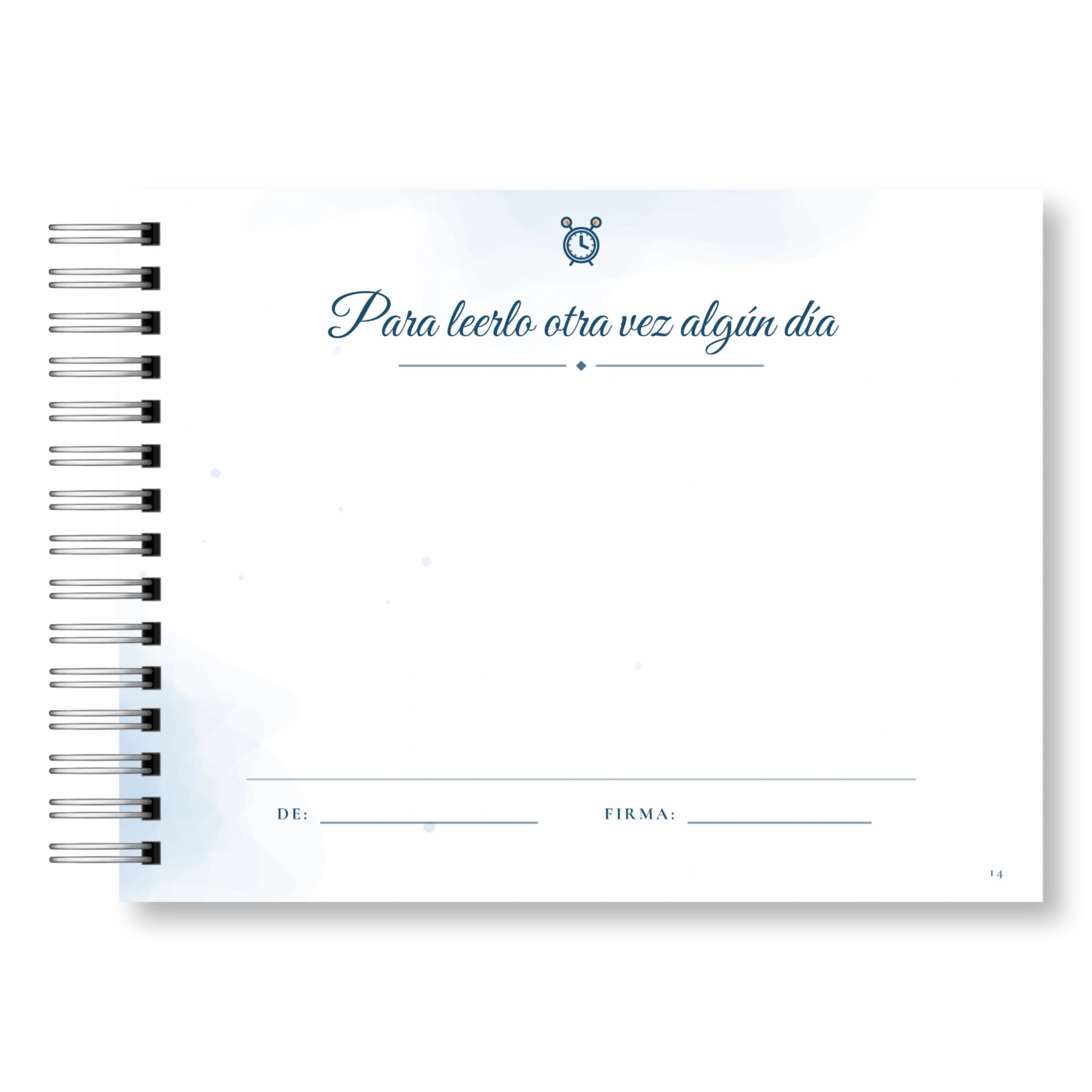 Libro de Firmas y Recuerdos del Curso – Mis Recuerdos Versión Varón 8