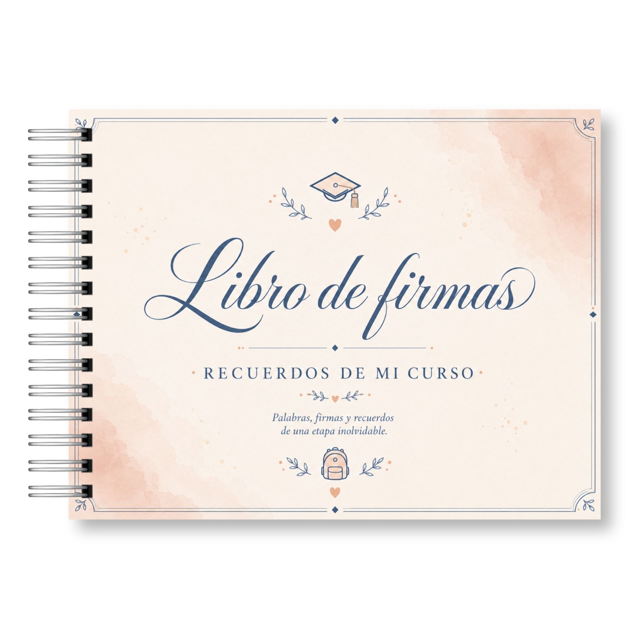 Libro de Firmas y Recuerdos del Curso – Mis Recuerdos Versión Mujer 1