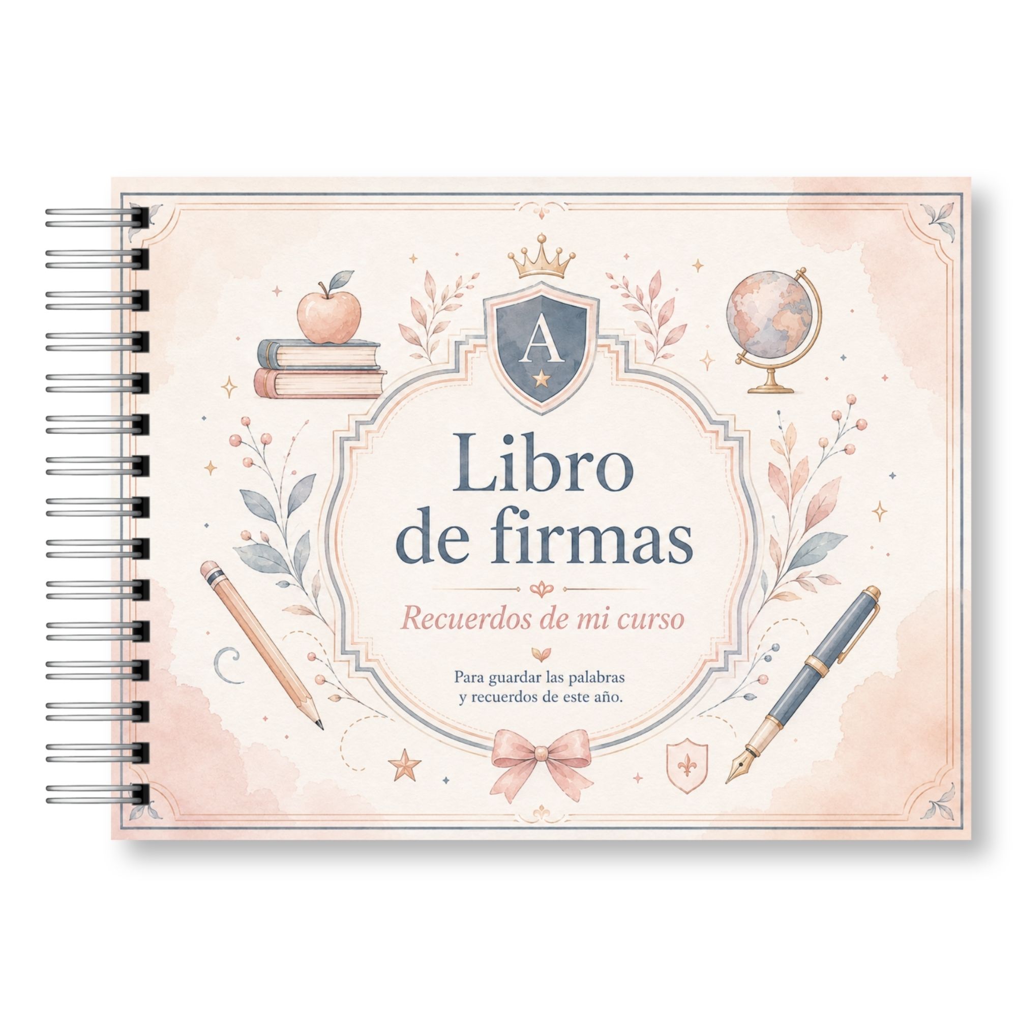 Libro de Firmas y Recuerdos del Curso – Mis Recuerdos Versión Mujer 9