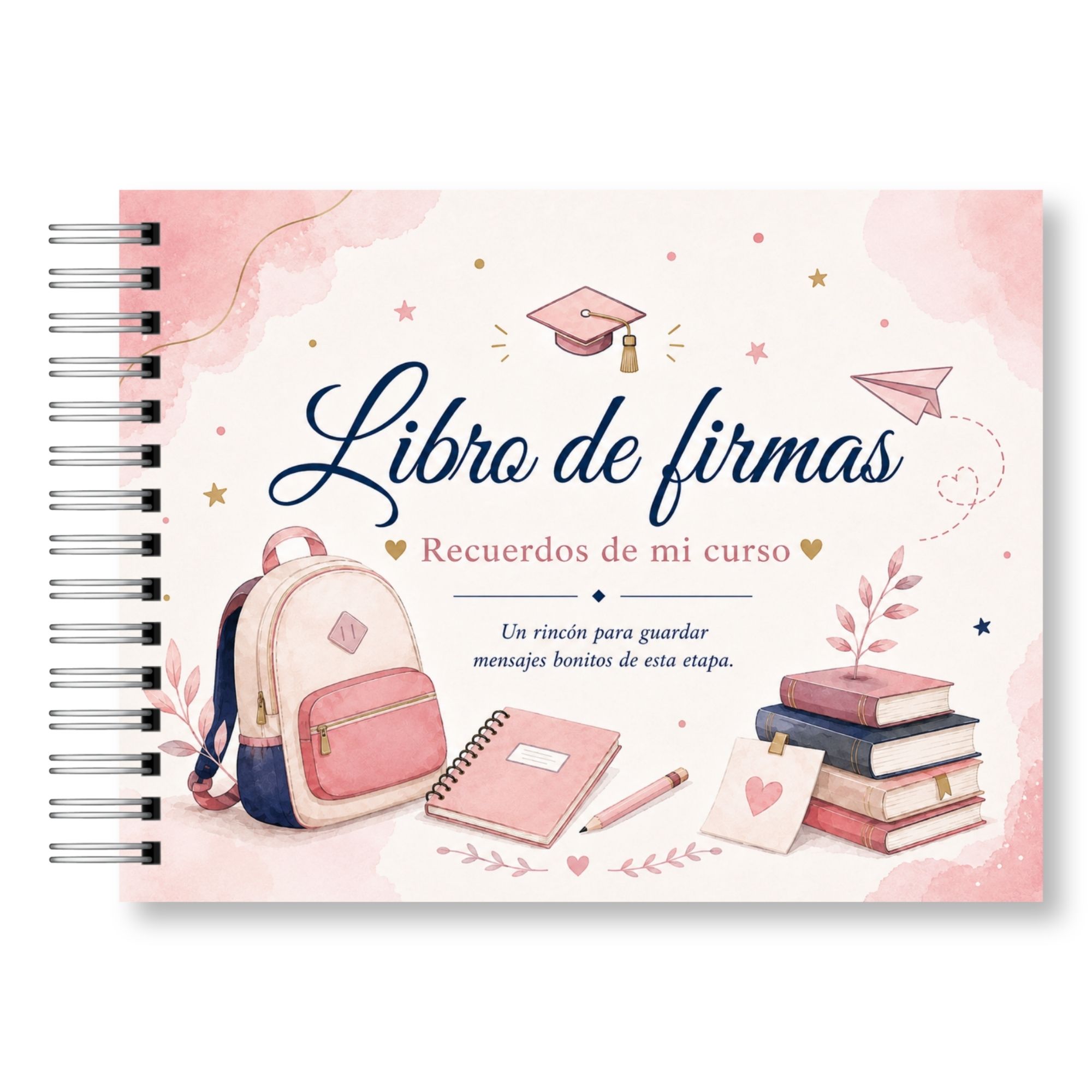 Libro de Firmas y Recuerdos del Curso – Mis Recuerdos Versión Mujer 11