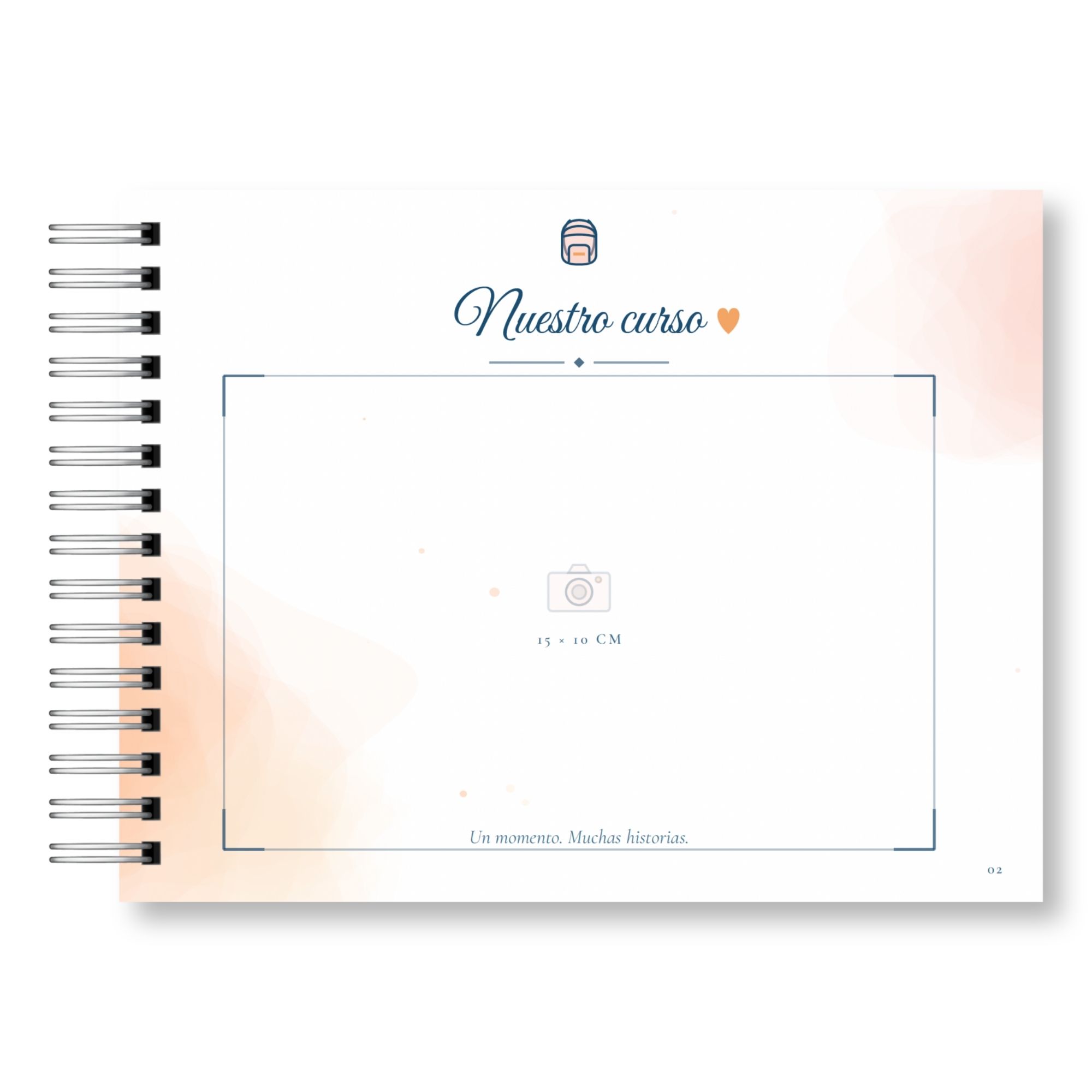 Libro de Firmas y Recuerdos del Curso – Mis Recuerdos Versión Mujer 3