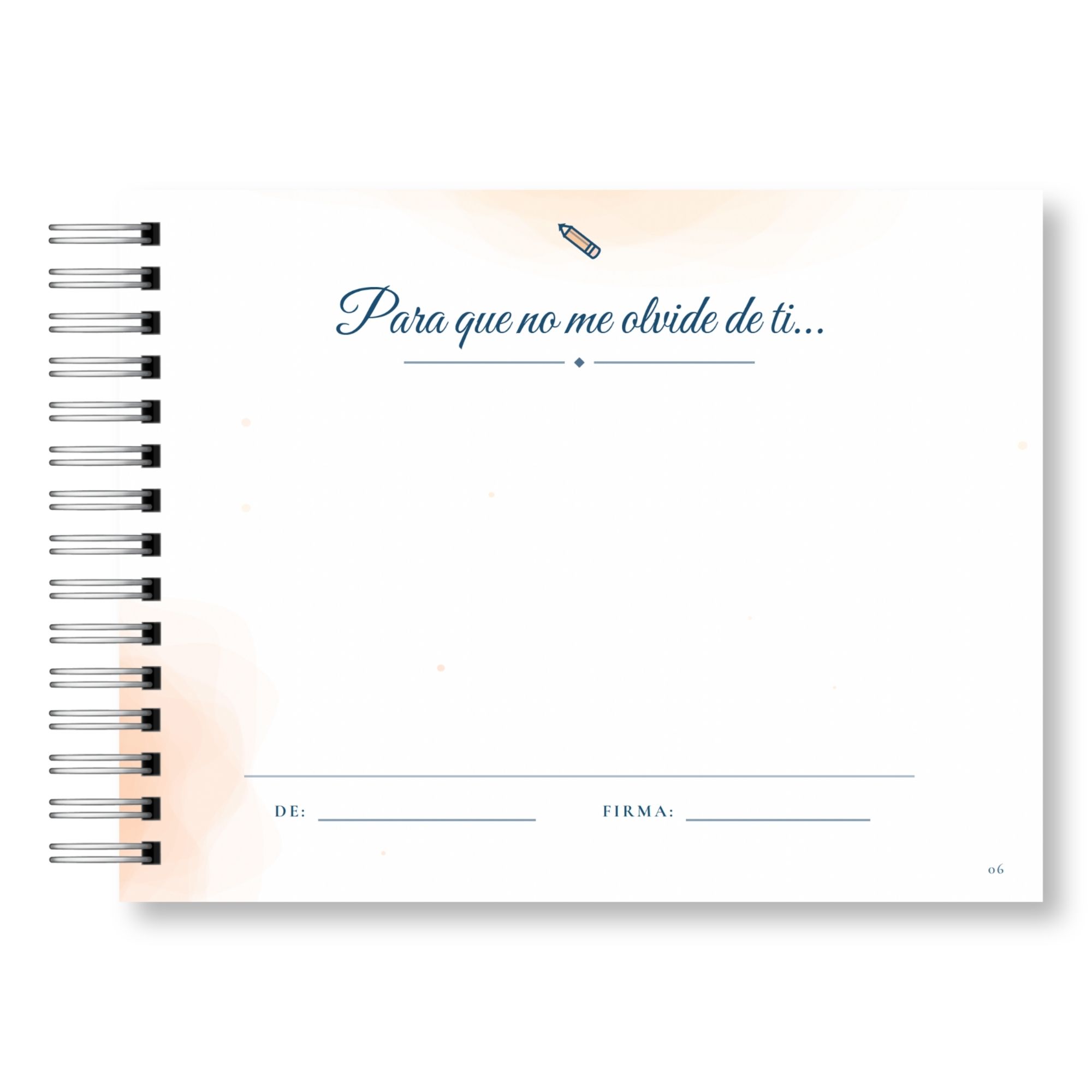 Libro de Firmas y Recuerdos del Curso – Mis Recuerdos Versión Mujer 7