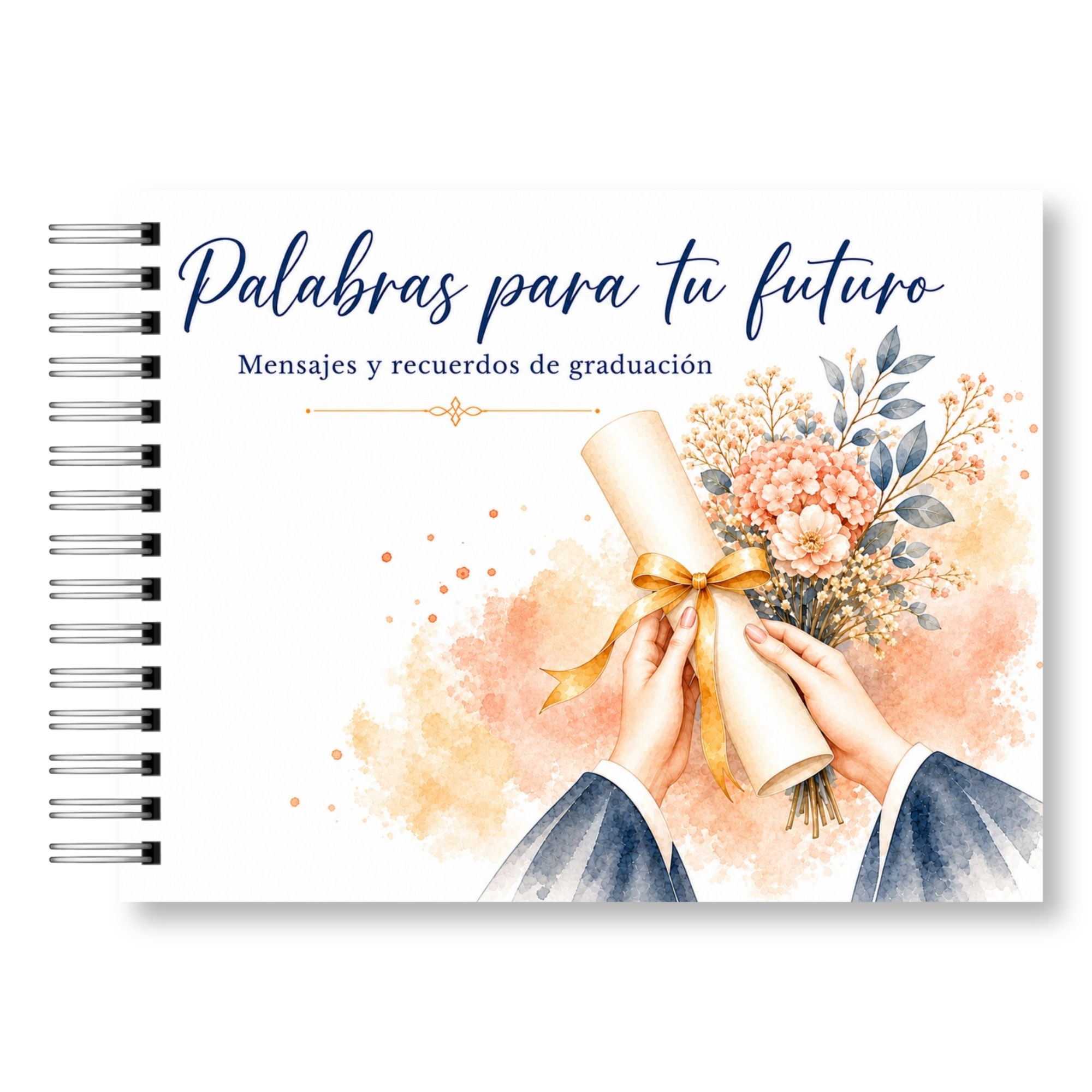 Libro de Firmas de Graduación – Palabras para Tu Futuro Versión Femenina 12
