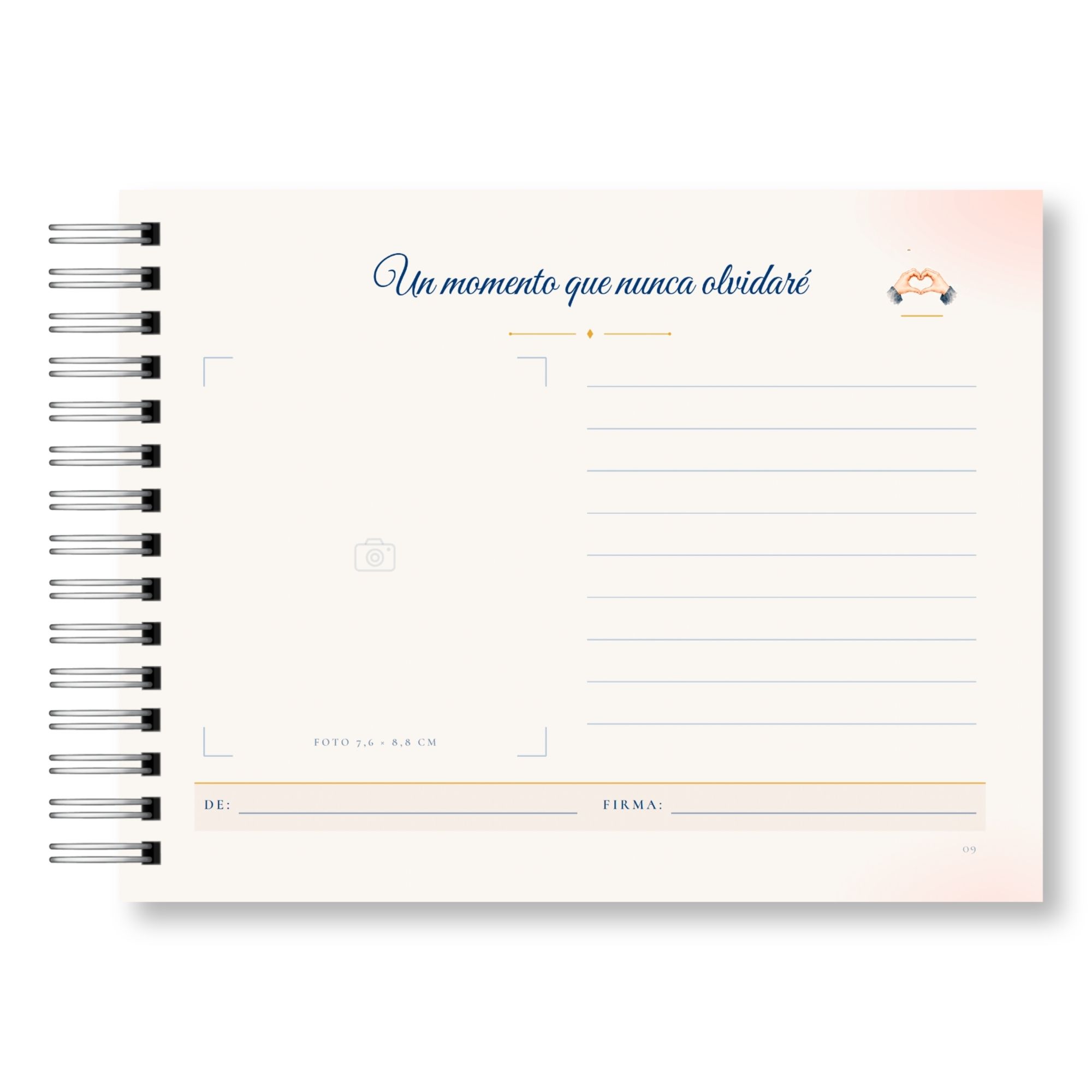 Libro de Firmas de Graduación – Palabras para Tu Futuro Versión Femenina 7