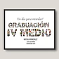 Cuadro Graduación «Un Día para Recordar» Letras con Fotos - Miniatura 1