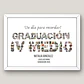 Cuadro Graduación «Un Día para Recordar» Letras con Fotos - Miniatura 2