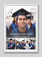 Cuadro Graduación Retrato con Tira de Fotos - Miniatura 2
