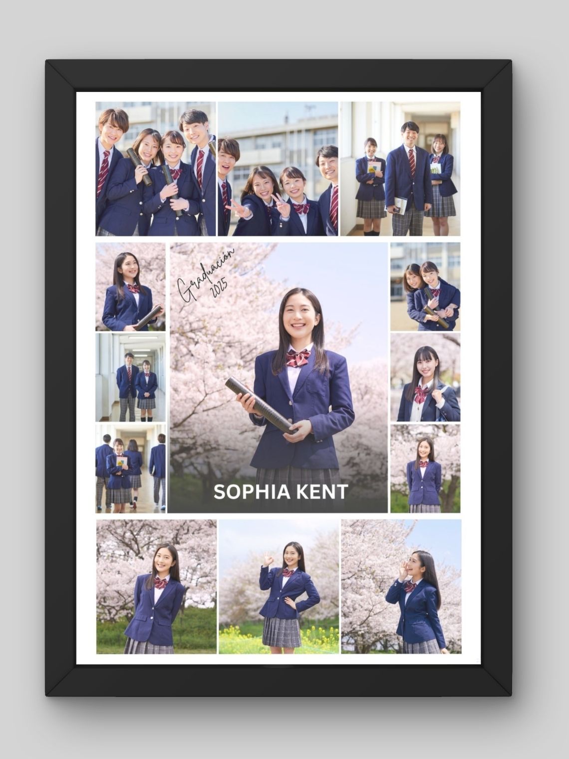 Cuadro Graduación Mosaico de Recuerdos 1