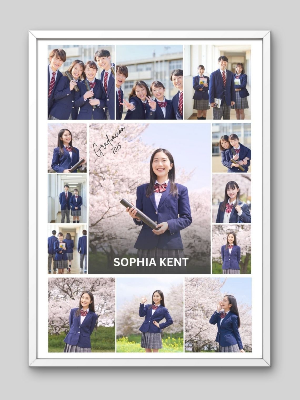 Cuadro Graduación Mosaico de Recuerdos 2