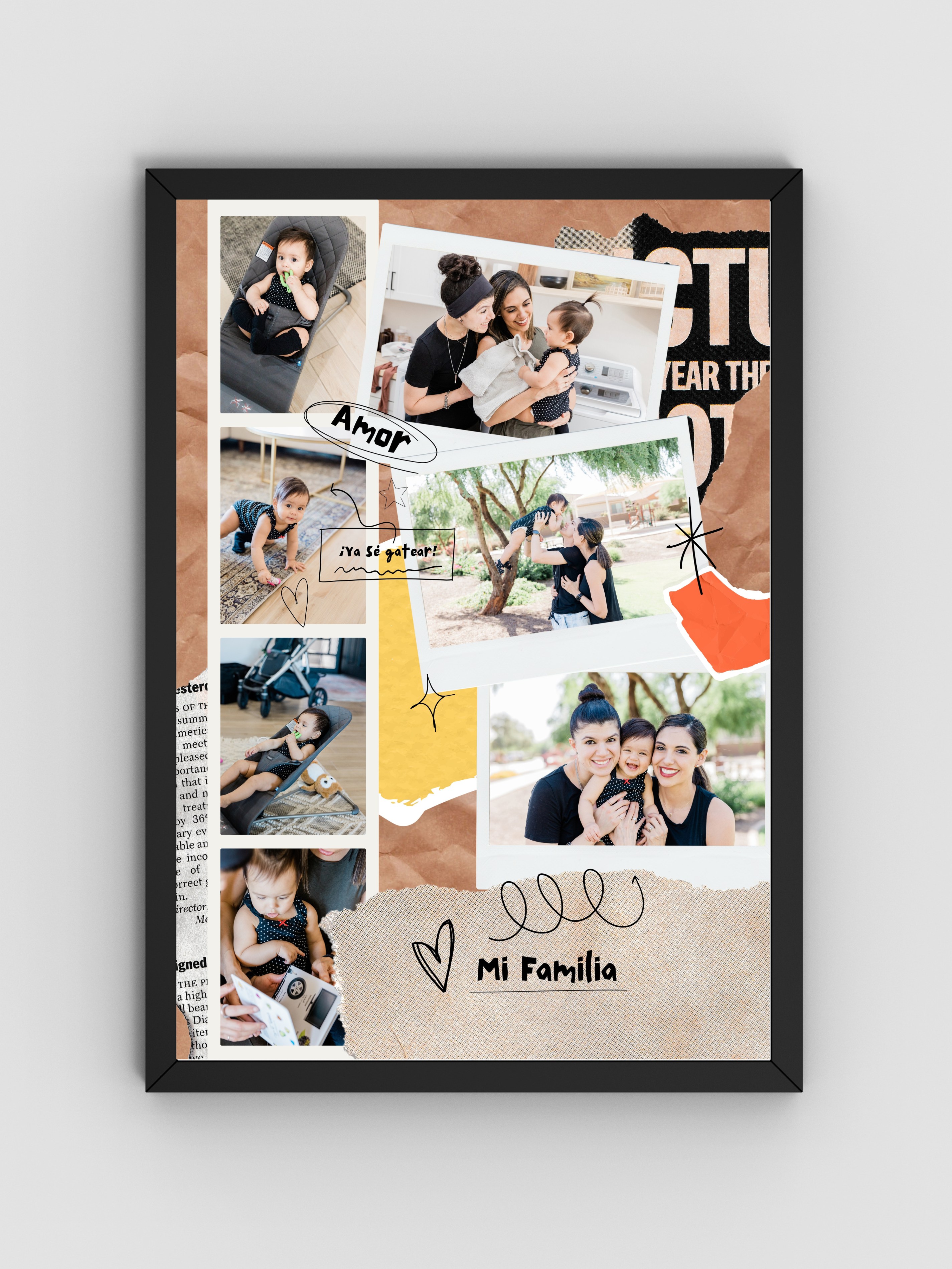 Cuadro Familia Scrapbook «Mi Familia» 1