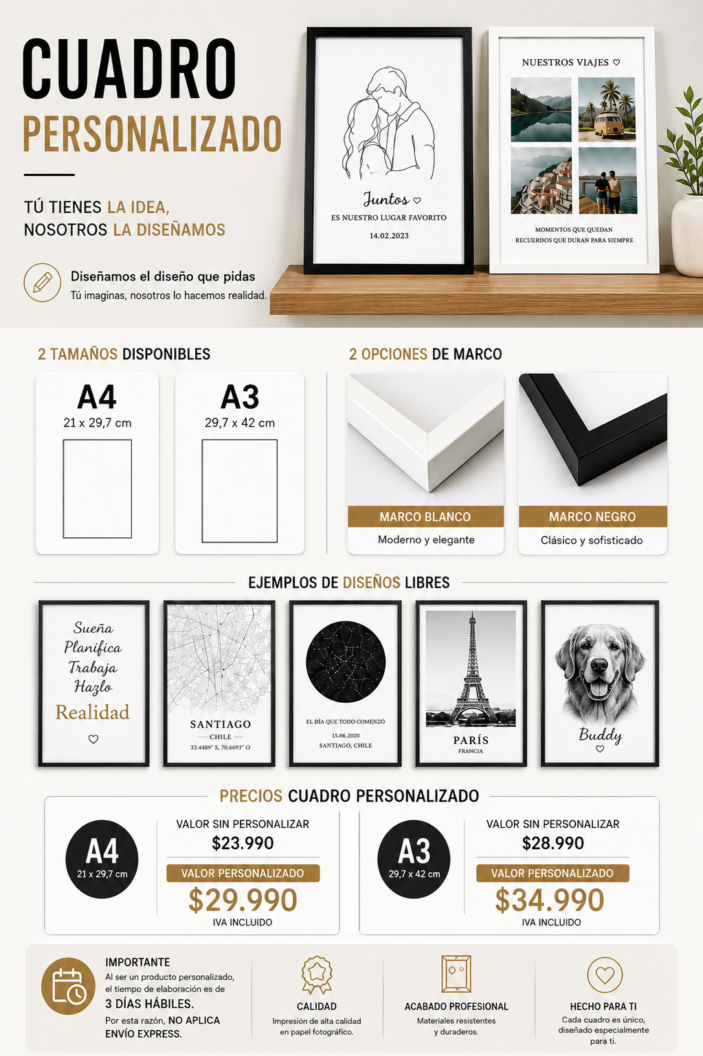 Cuadro Personalizado – Diseñamos Tu Idea Desde Cero 1