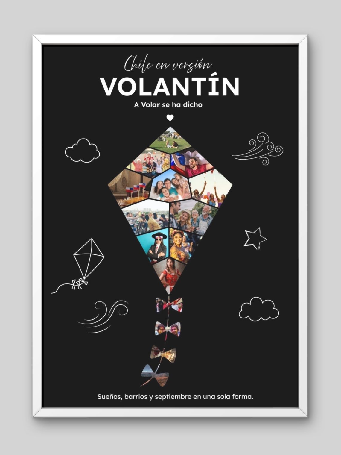 Cuadro Personalizado – Chile en Versión Volantín: A Volar se ha Dicho 2