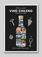 Cuadro Personalizado – Chile en Versión Vino Chileno: Brindemos por lo Nuestro - Miniatura 2