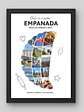 Cuadro Personalizado – Chile en Versión Empanada: Hecha con Tradición y Amor - Miniatura 1