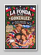 Cuadro Personalizado – La Fonda Familiar Caricatura, Apellido y Frase Personalizada - Miniatura 2