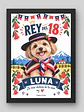 Cuadro Personalizado – Rey del 18 Personificación de Mascota en la Tierra Huasa - Miniatura 1