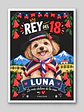 Cuadro Personalizado – Rey del 18 Personificación de Mascota en la Tierra Huasa - Miniatura 2